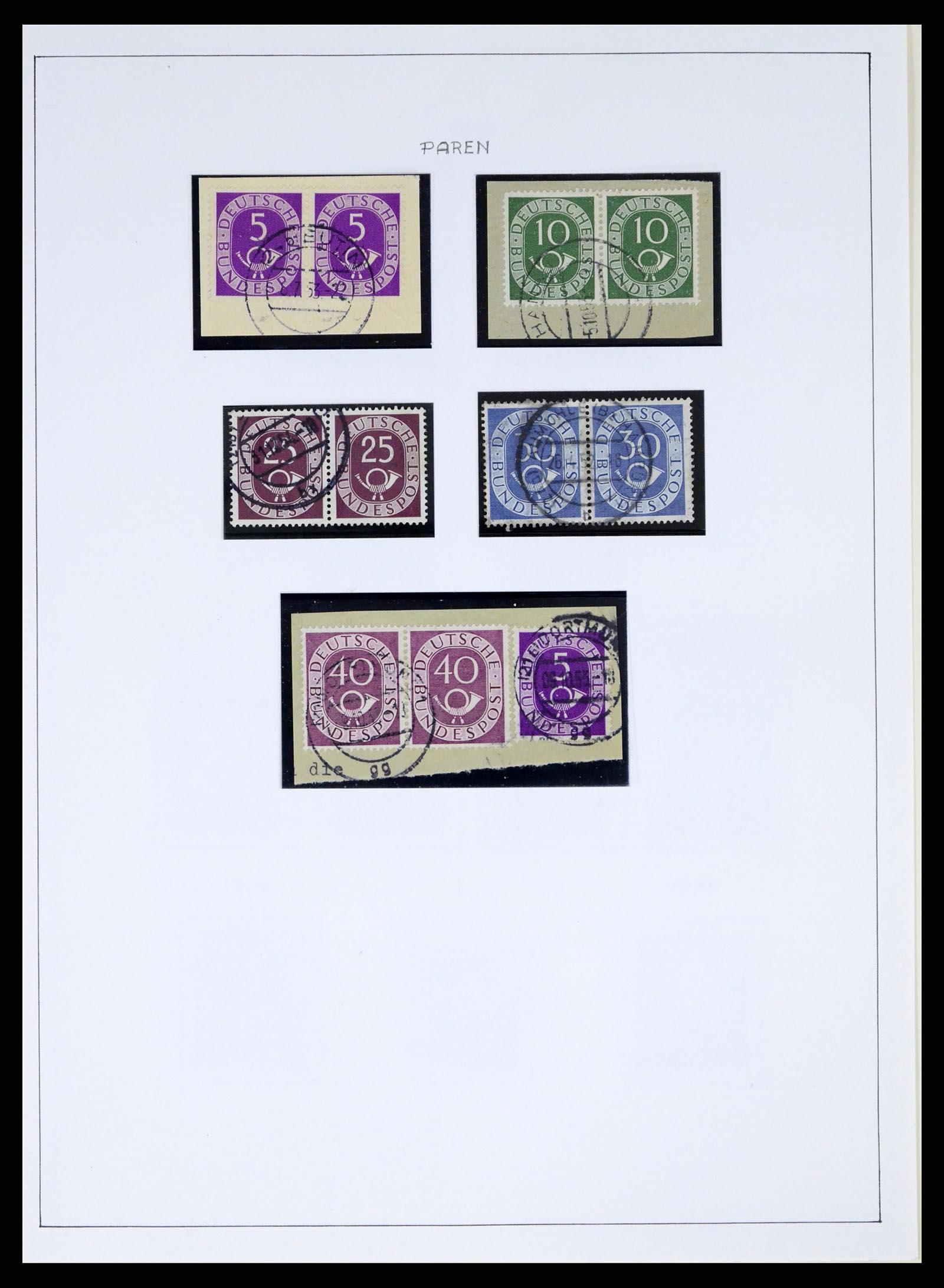 37963 003 - Postzegelverzameling 37963 Bundespost 1949-1995.