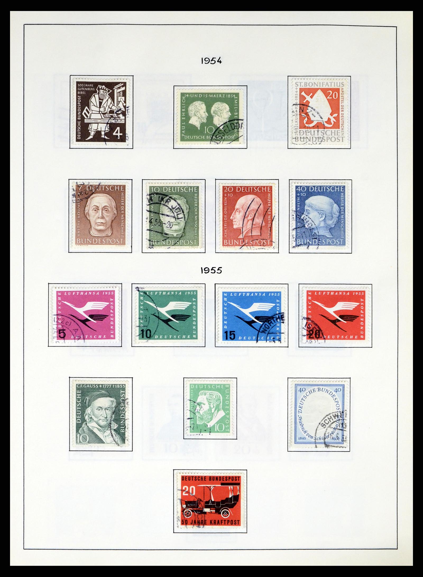 37963 009 - Postzegelverzameling 37963 Bundespost 1949-1995.