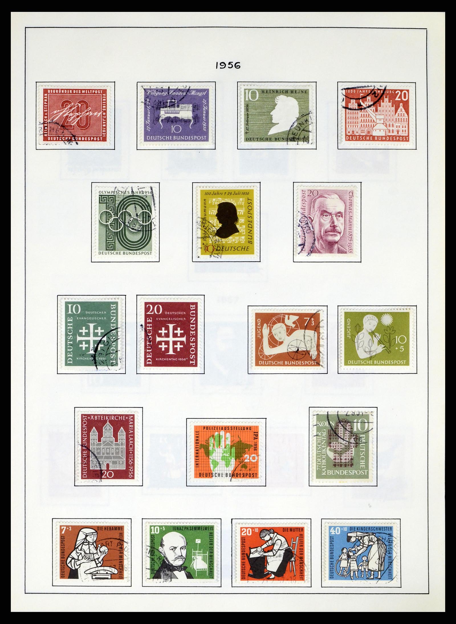 37963 011 - Stamp Collection 37963 Bundespost 1949-1995.