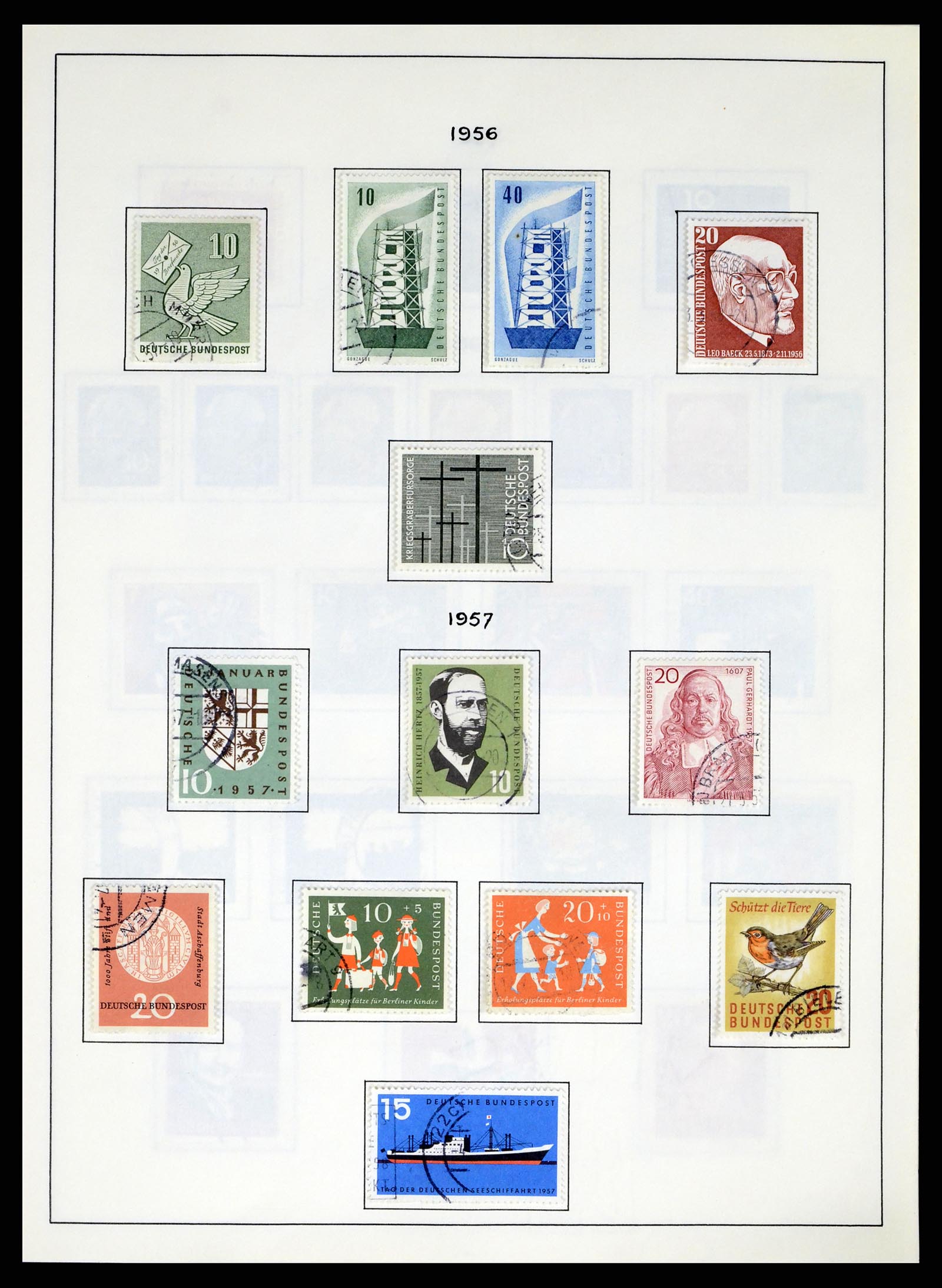 37963 012 - Postzegelverzameling 37963 Bundespost 1949-1995.