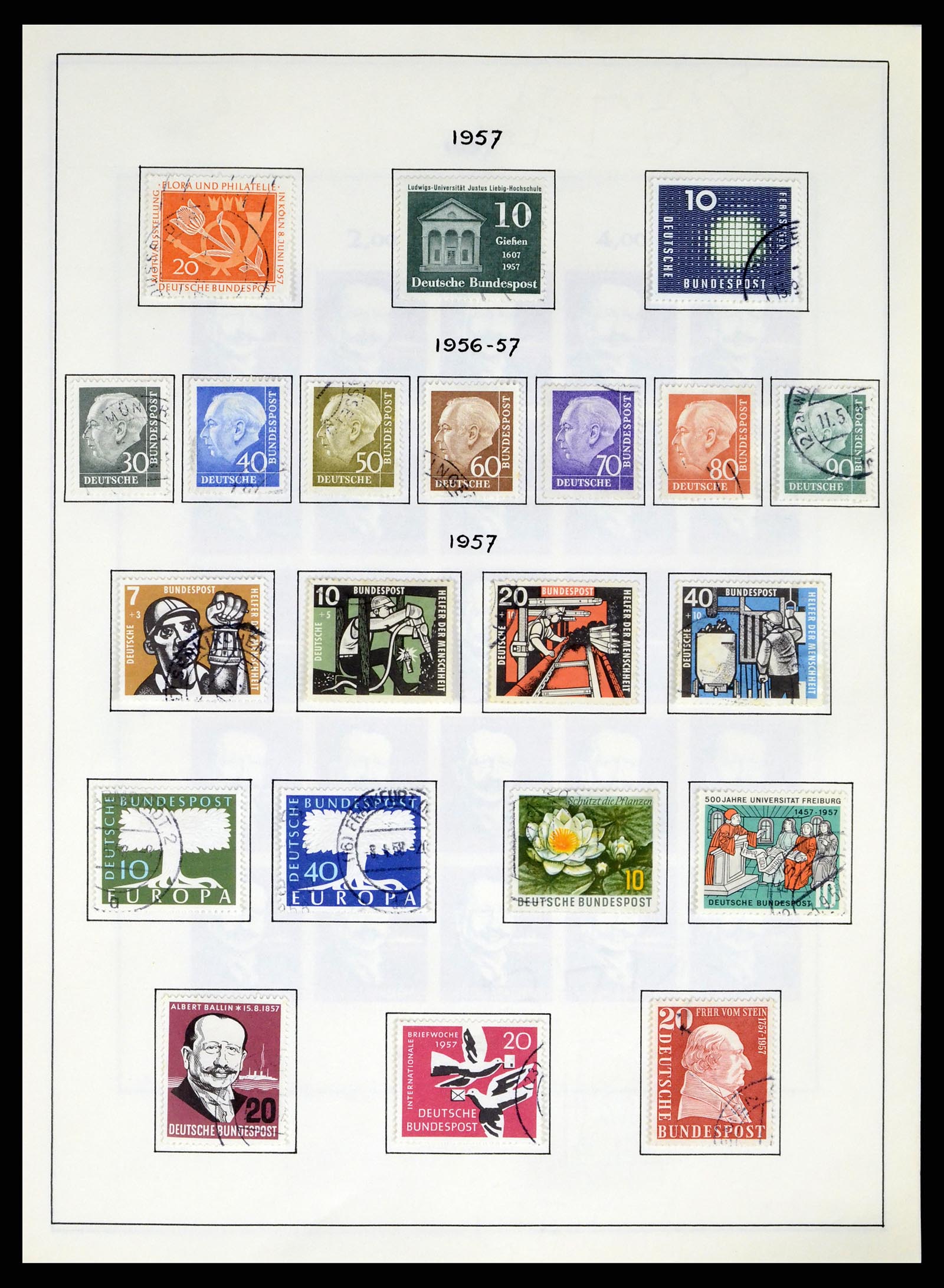 37963 013 - Postzegelverzameling 37963 Bundespost 1949-1995.