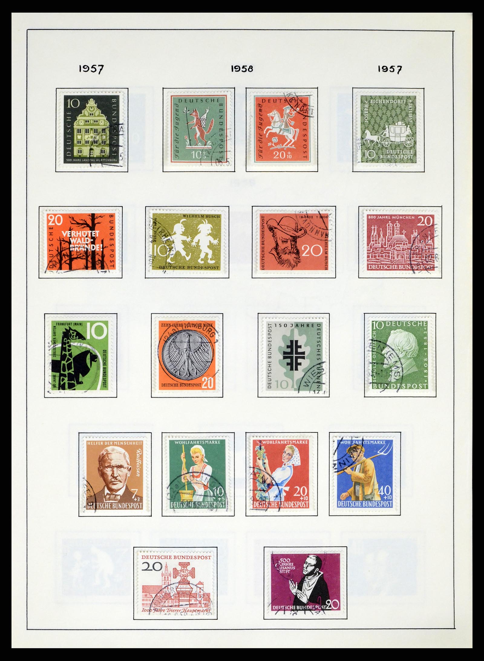 37963 015 - Postzegelverzameling 37963 Bundespost 1949-1995.