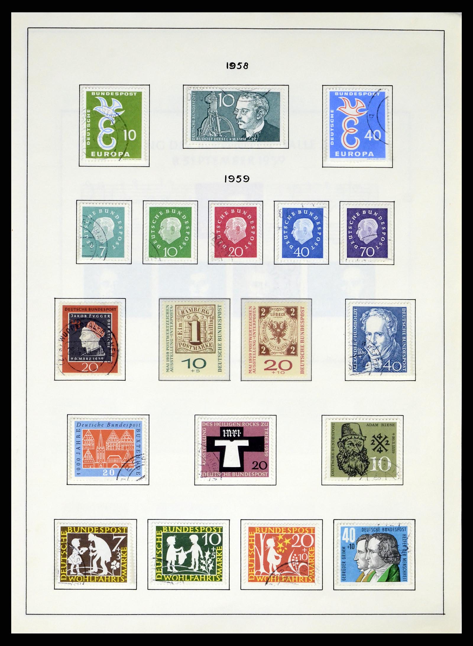 37963 016 - Postzegelverzameling 37963 Bundespost 1949-1995.