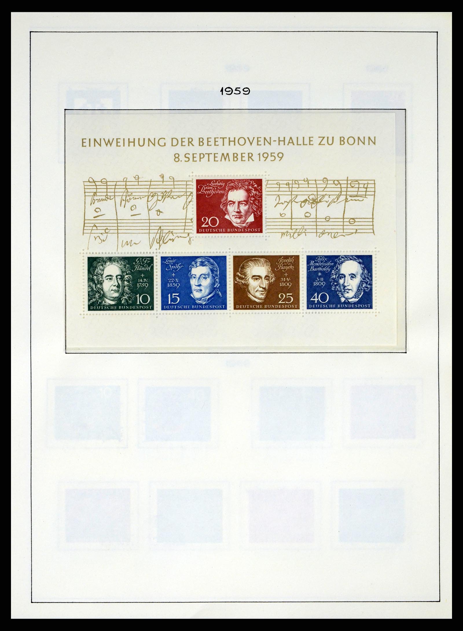 37963 017 - Postzegelverzameling 37963 Bundespost 1949-1995.