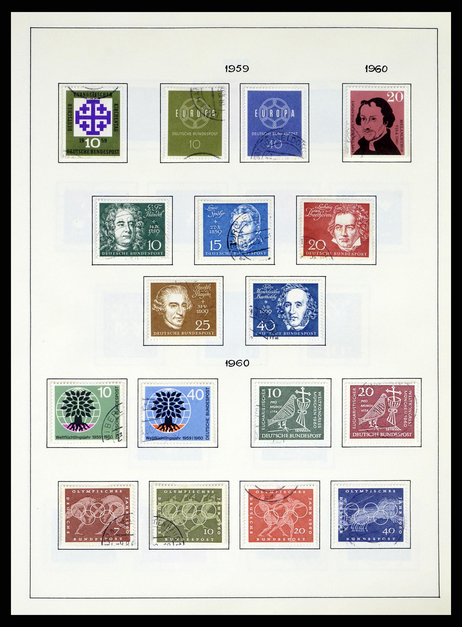 37963 018 - Postzegelverzameling 37963 Bundespost 1949-1995.