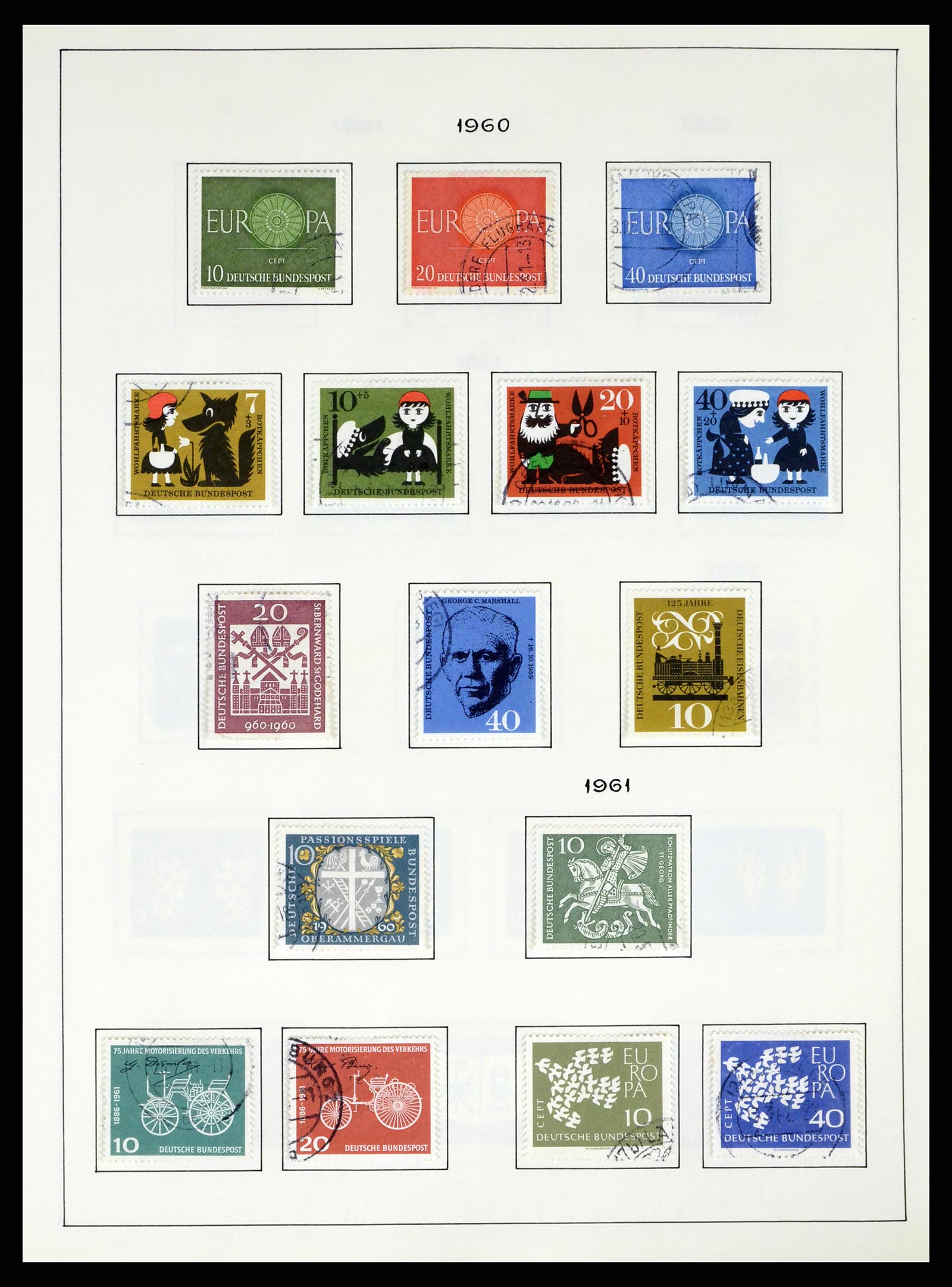 37963 019 - Postzegelverzameling 37963 Bundespost 1949-1995.