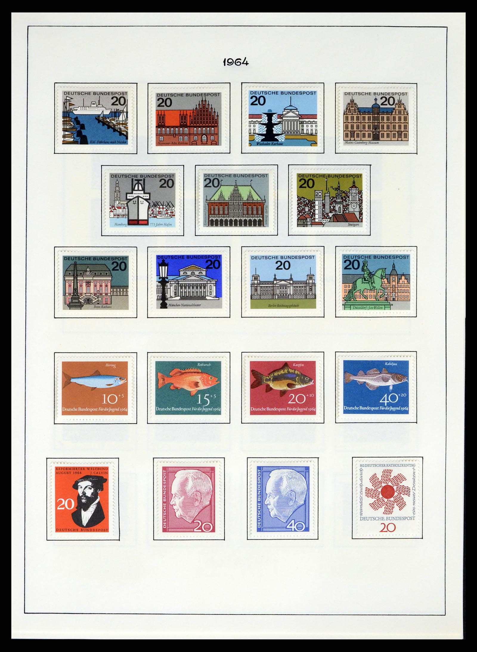 37963 024 - Postzegelverzameling 37963 Bundespost 1949-1995.