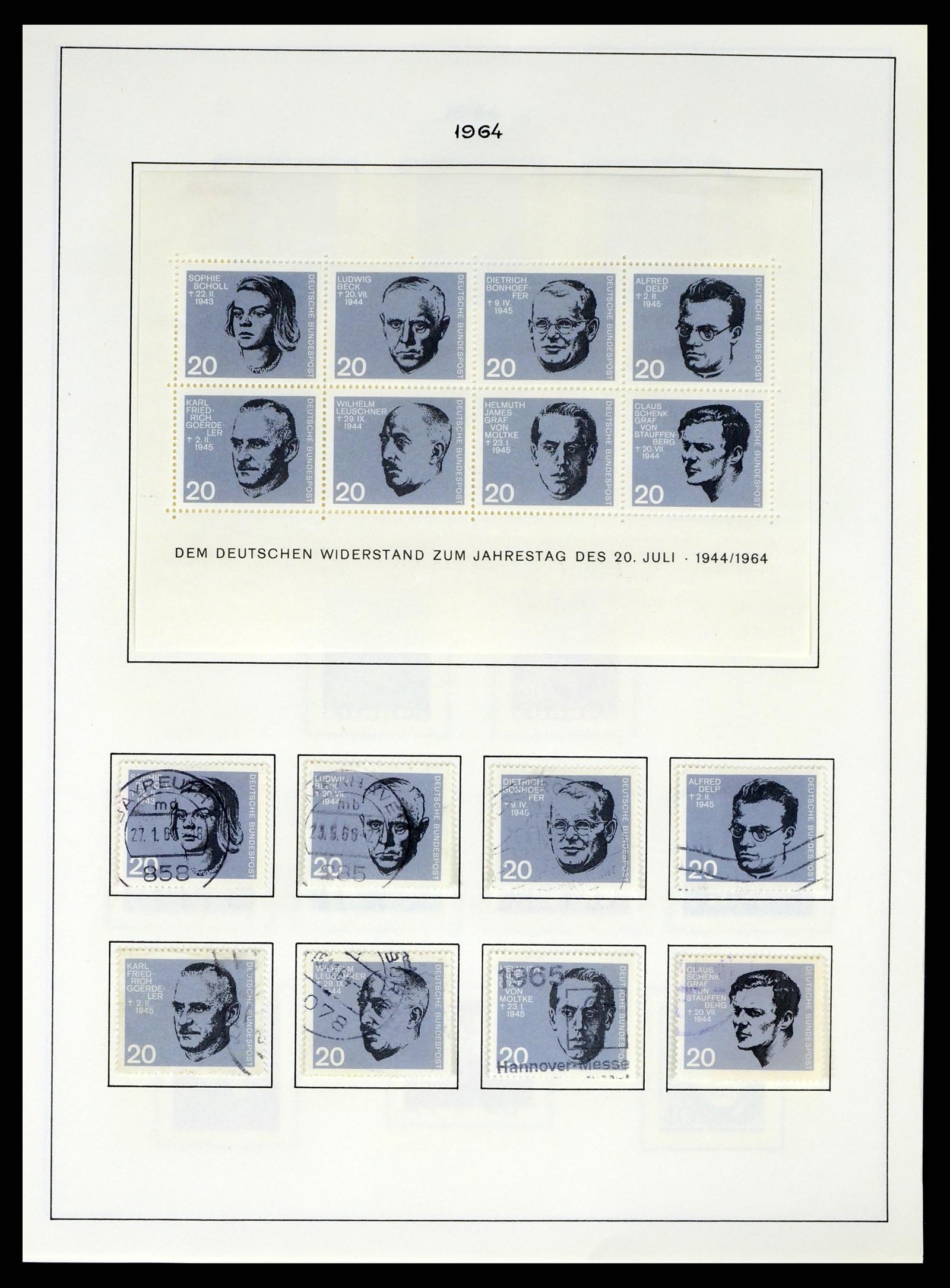 37963 025 - Postzegelverzameling 37963 Bundespost 1949-1995.