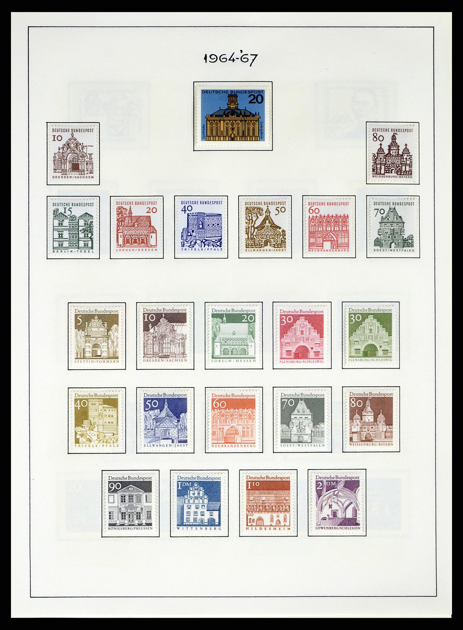 37963 027 - Postzegelverzameling 37963 Bundespost 1949-1995.