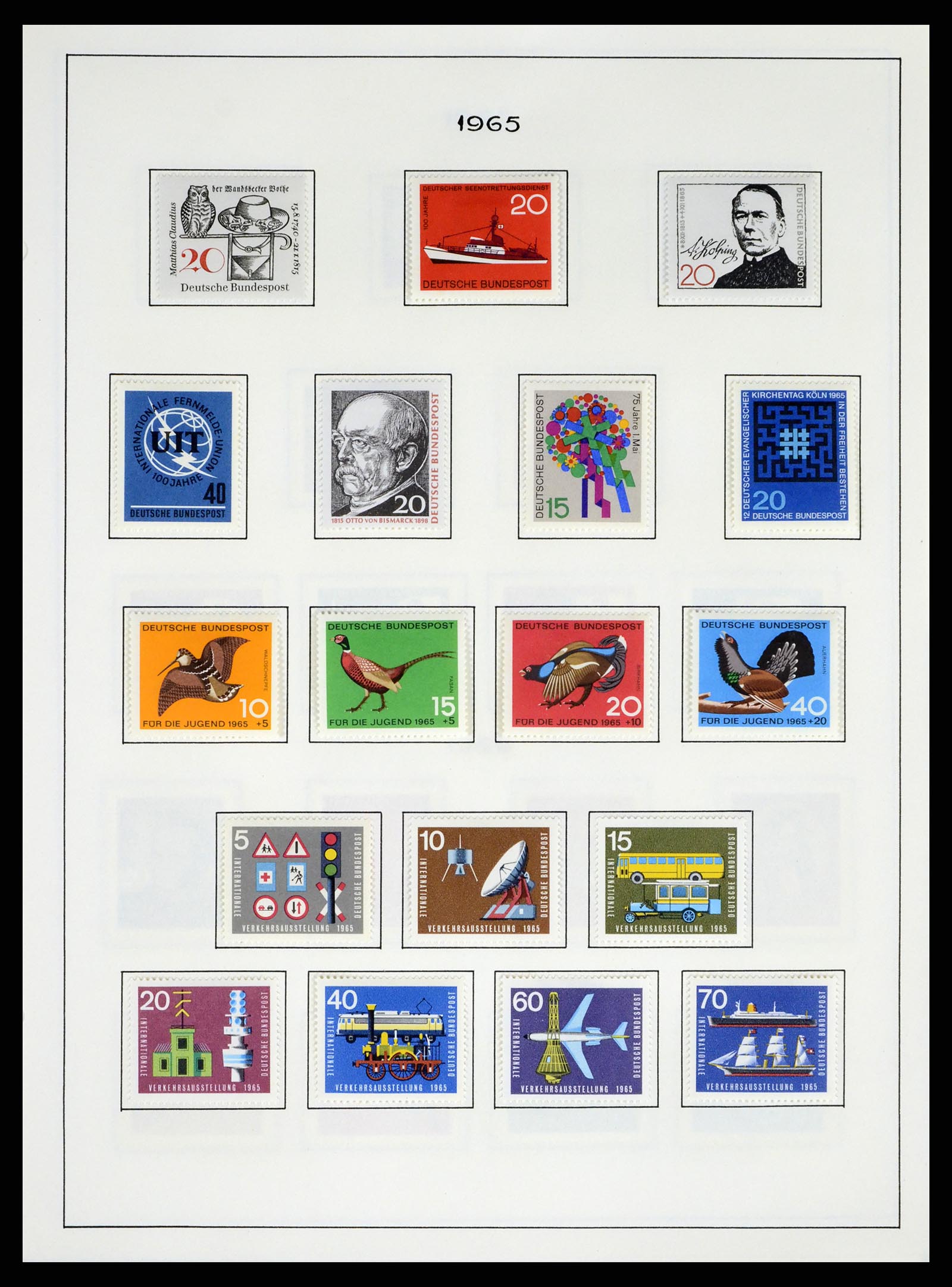 37963 028 - Postzegelverzameling 37963 Bundespost 1949-1995.