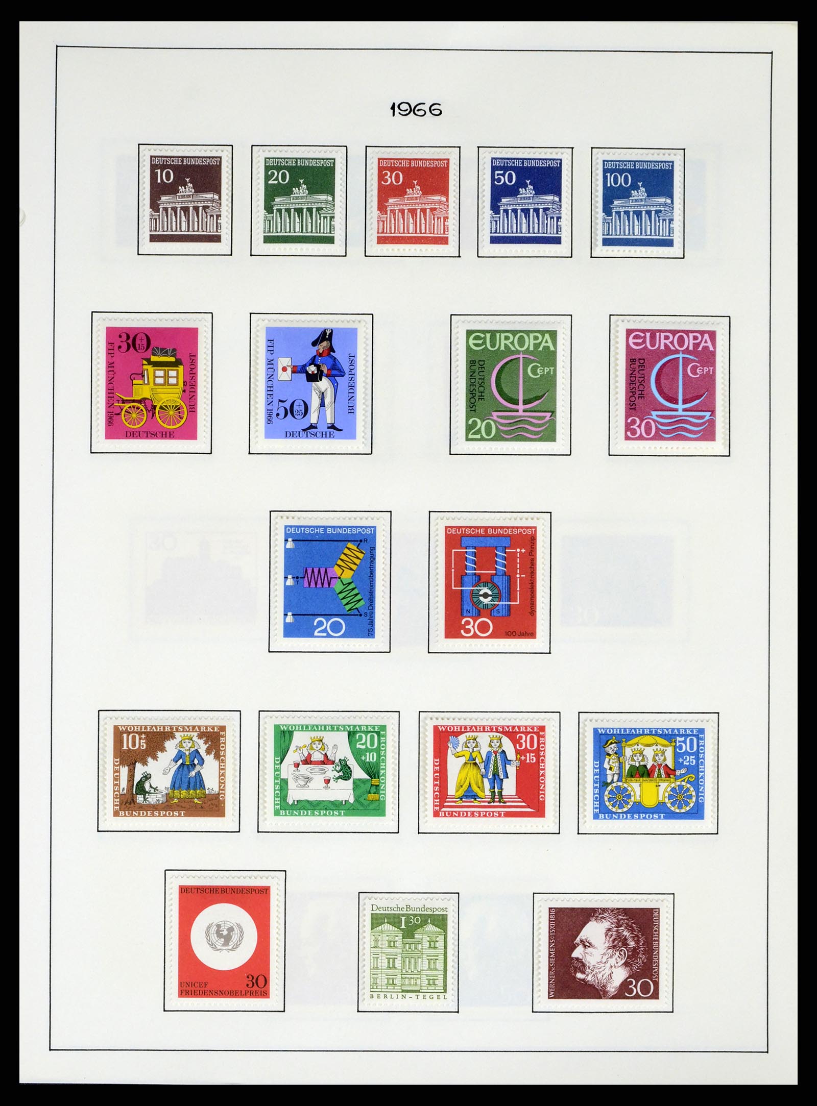 37963 030 - Postzegelverzameling 37963 Bundespost 1949-1995.