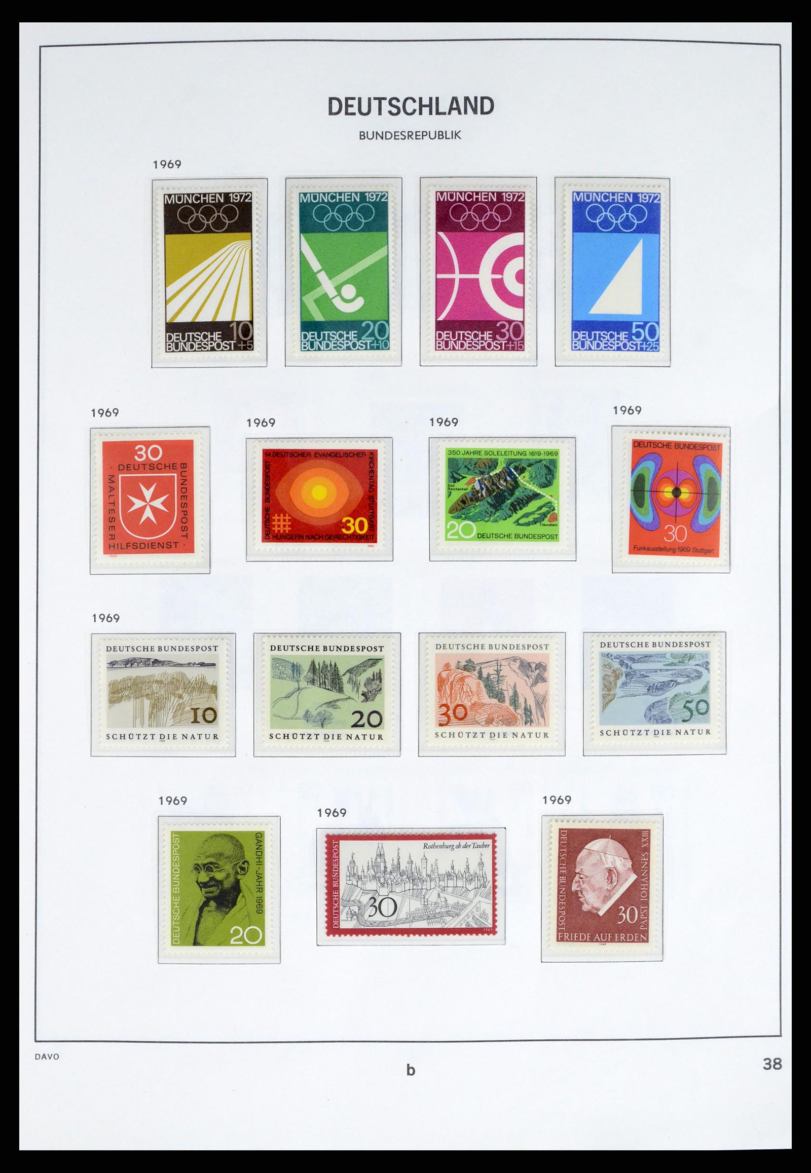 37963 035 - Postzegelverzameling 37963 Bundespost 1949-1995.
