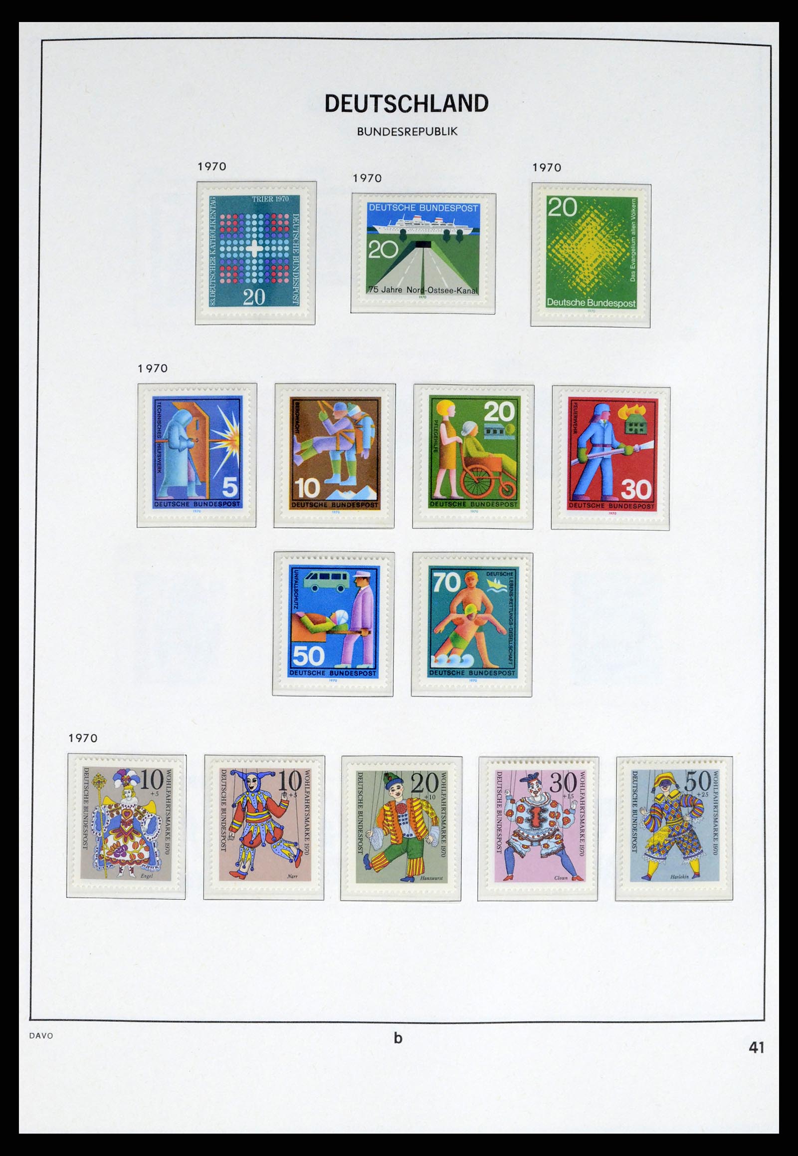 37963 038 - Postzegelverzameling 37963 Bundespost 1949-1995.
