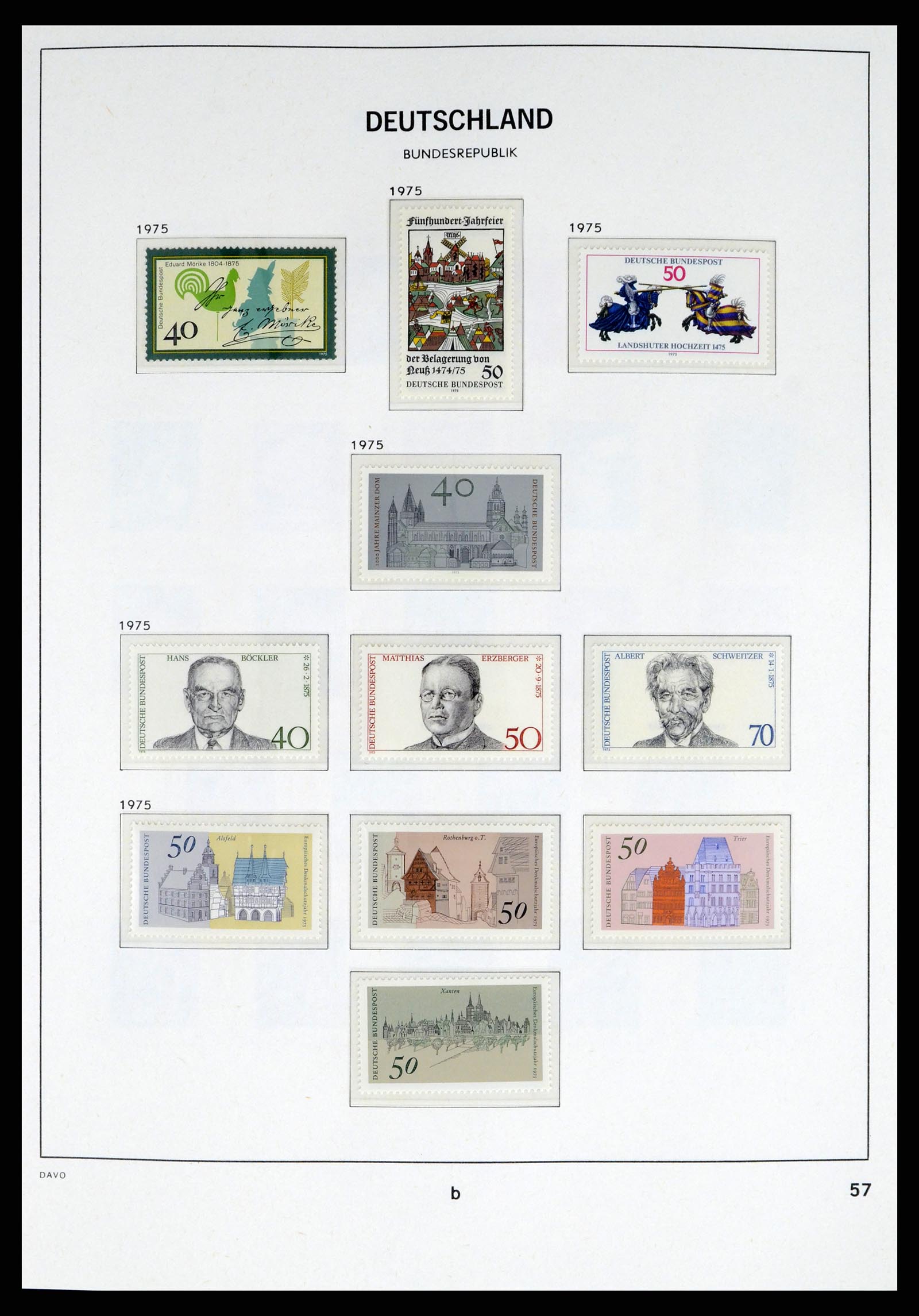 37963 054 - Stamp Collection 37963 Bundespost 1949-1995.