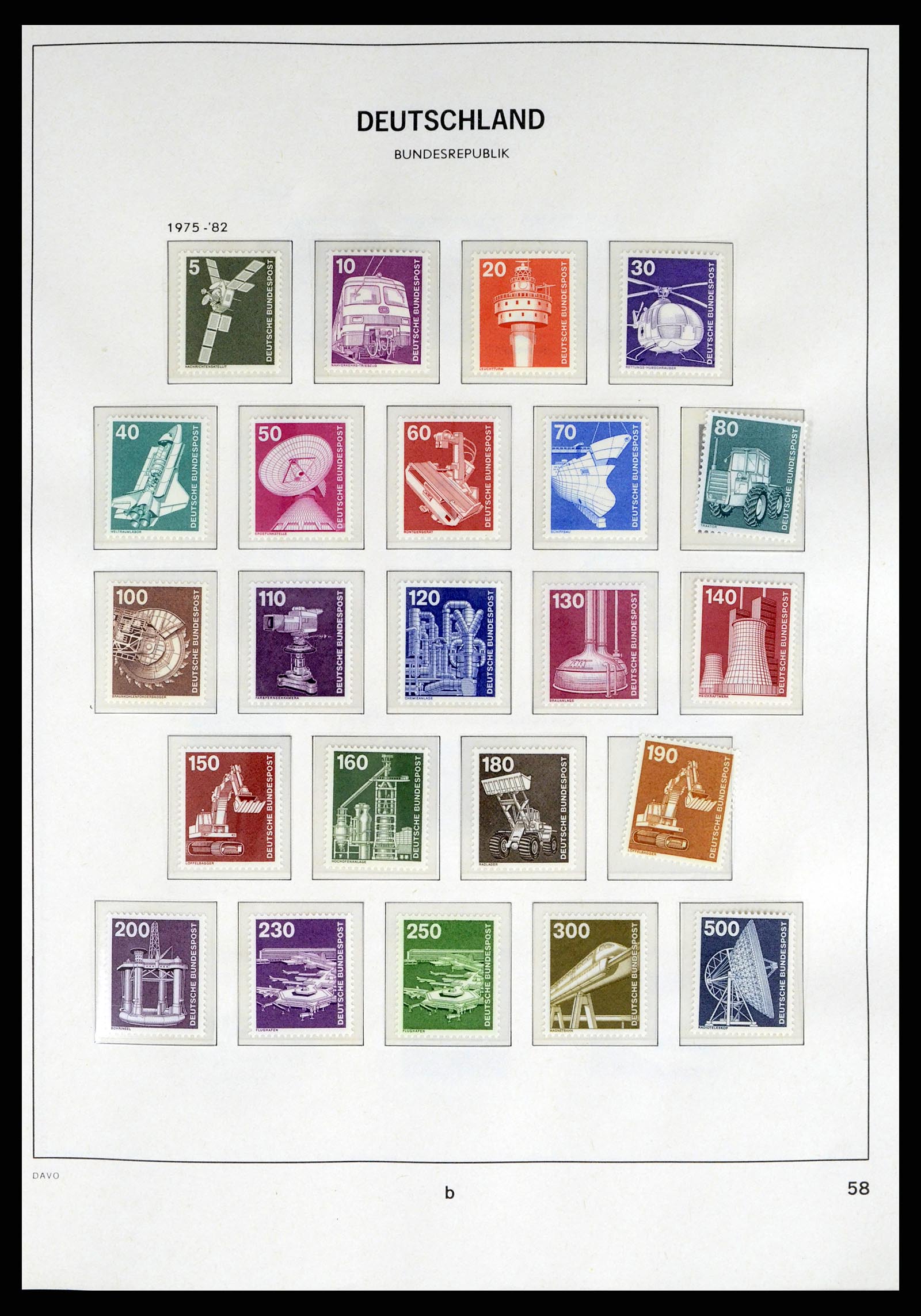 37963 055 - Stamp Collection 37963 Bundespost 1949-1995.