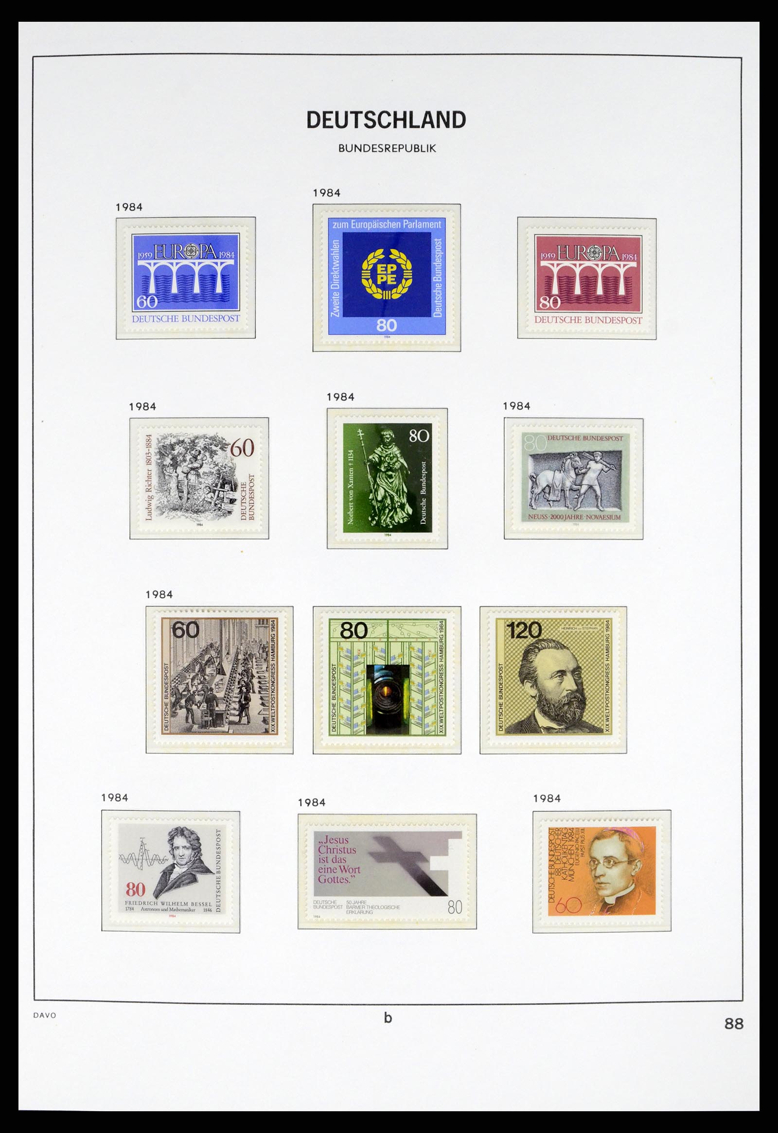 37963 086 - Stamp Collection 37963 Bundespost 1949-1995.
