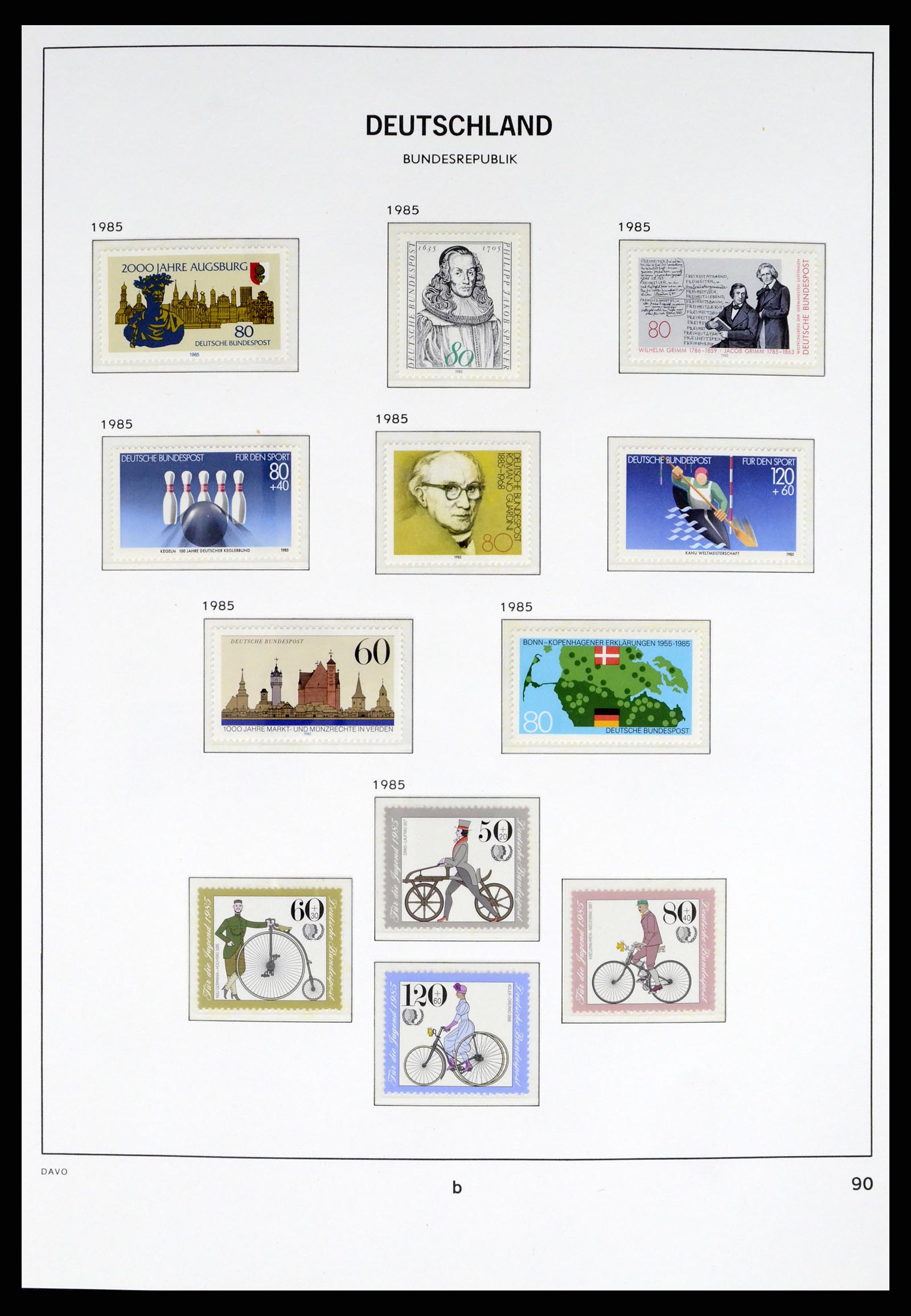 37963 088 - Stamp Collection 37963 Bundespost 1949-1995.