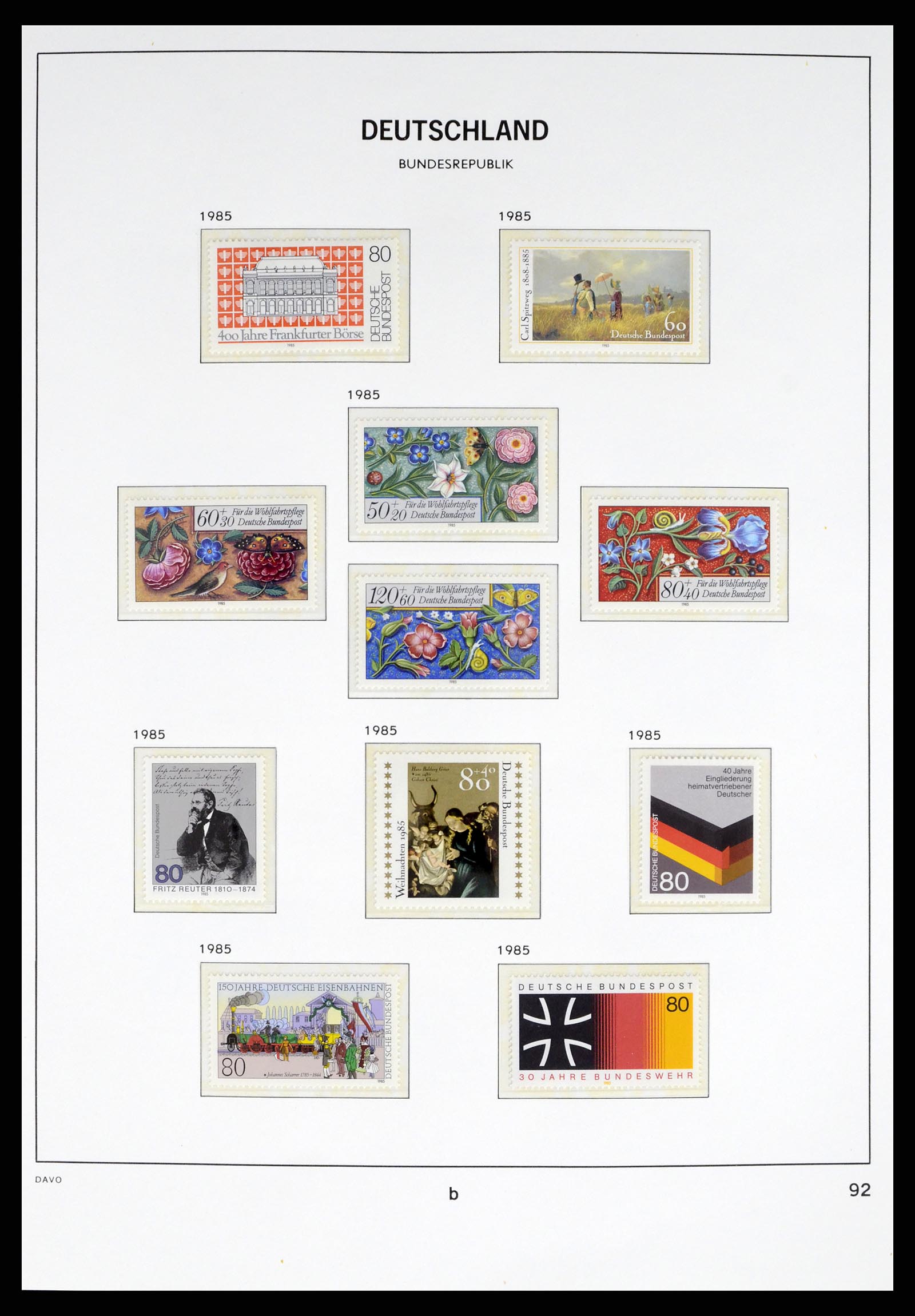 37963 090 - Stamp Collection 37963 Bundespost 1949-1995.