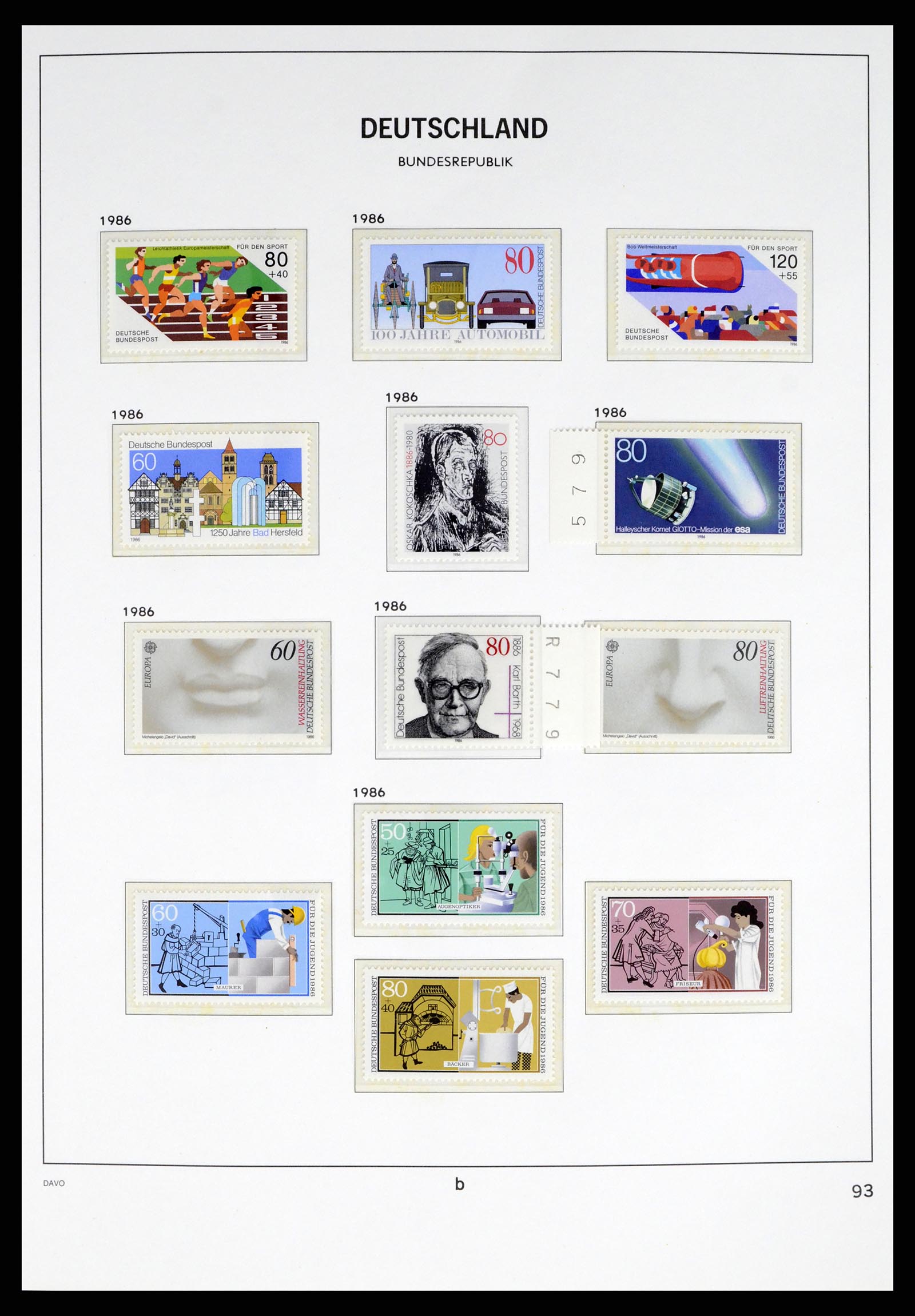37963 091 - Stamp Collection 37963 Bundespost 1949-1995.