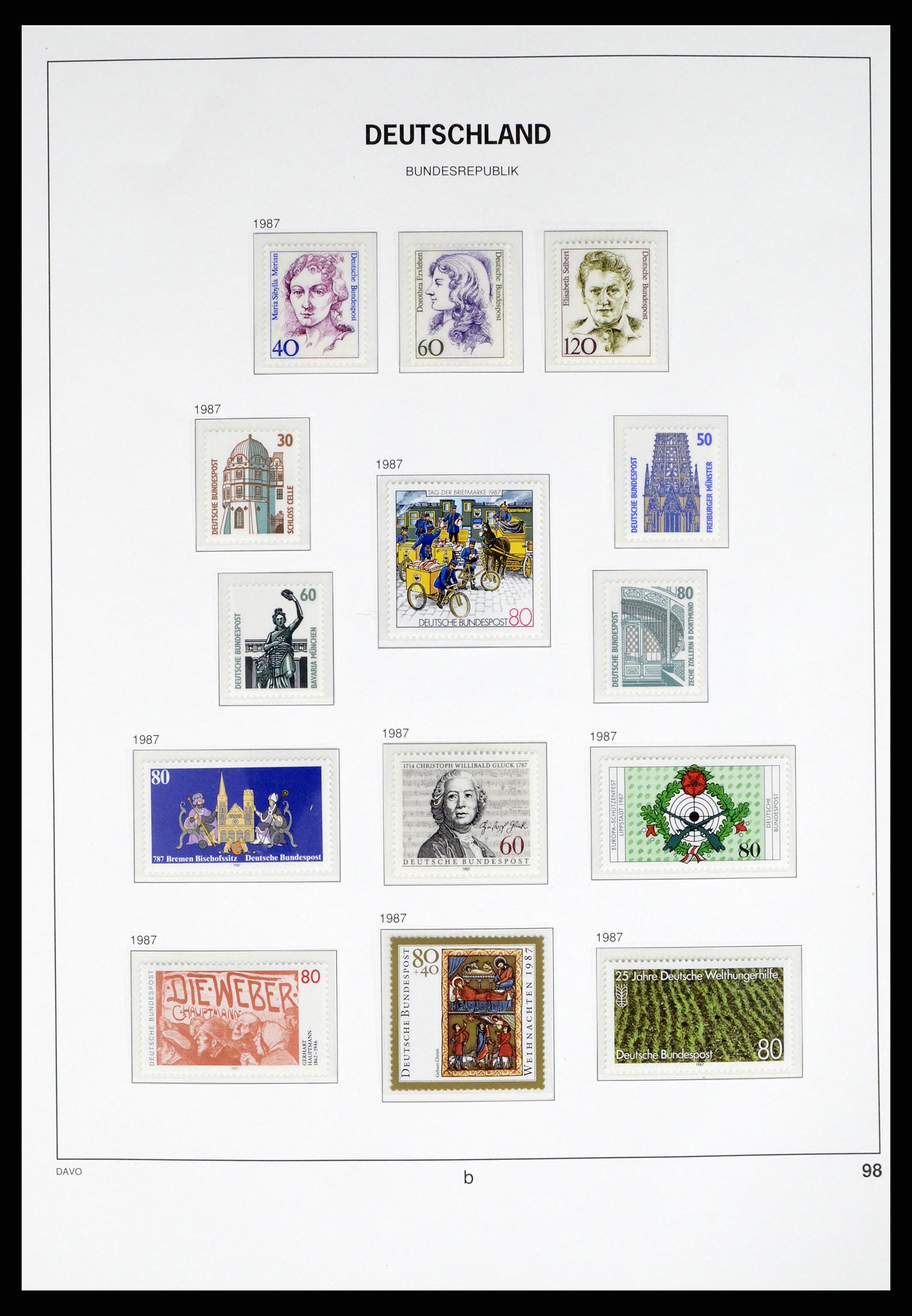 37963 096 - Stamp Collection 37963 Bundespost 1949-1995.