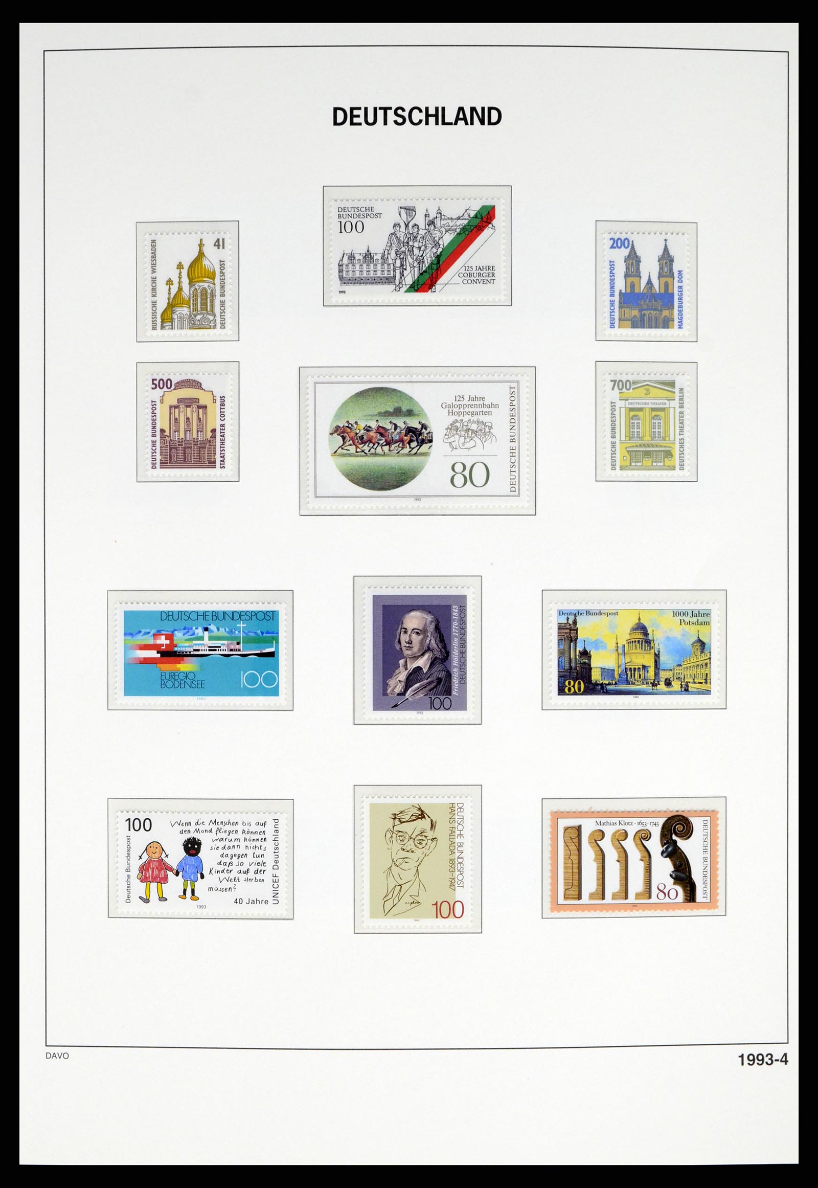 37963 126 - Stamp Collection 37963 Bundespost 1949-1995.