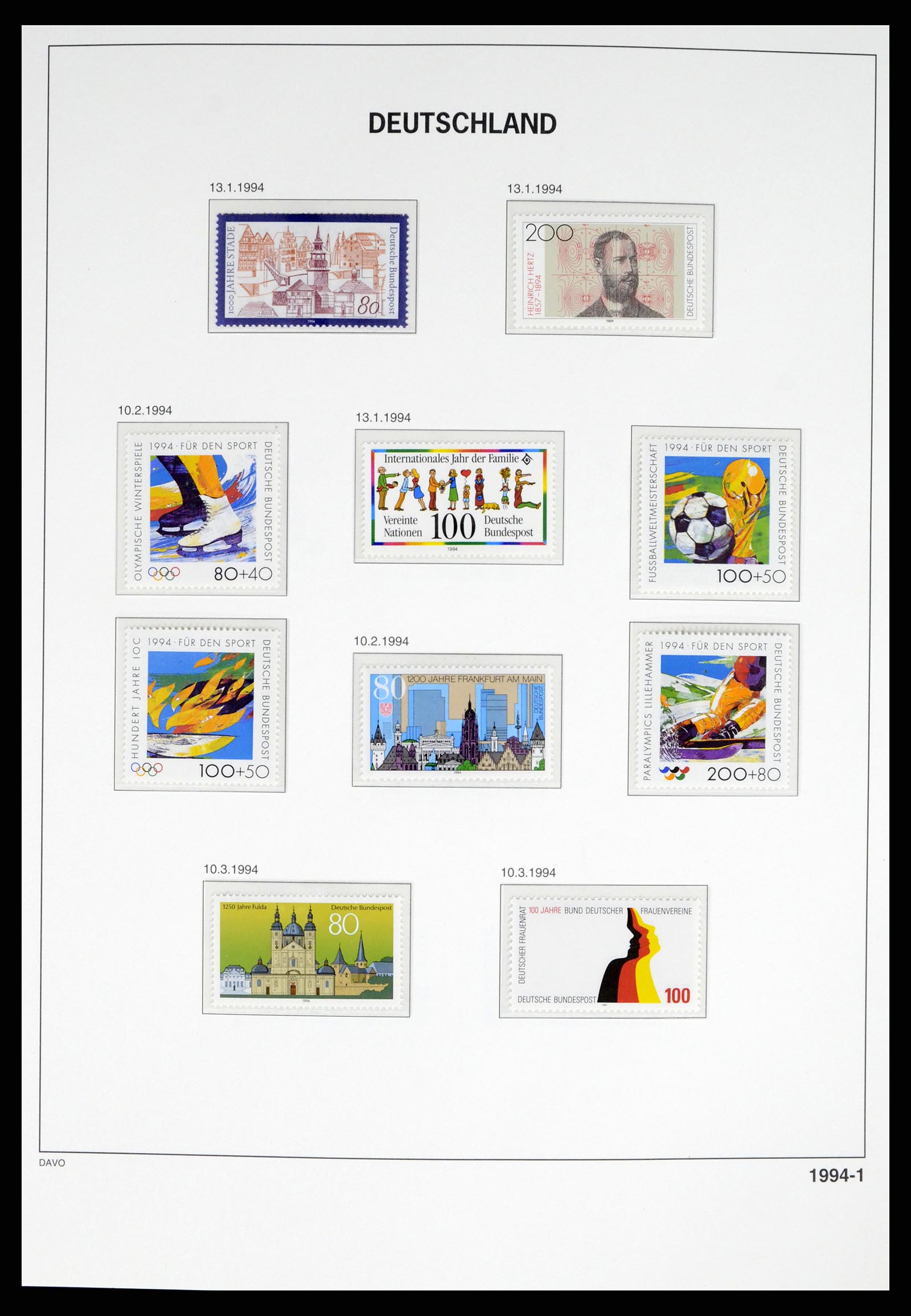 37963 129 - Stamp Collection 37963 Bundespost 1949-1995.