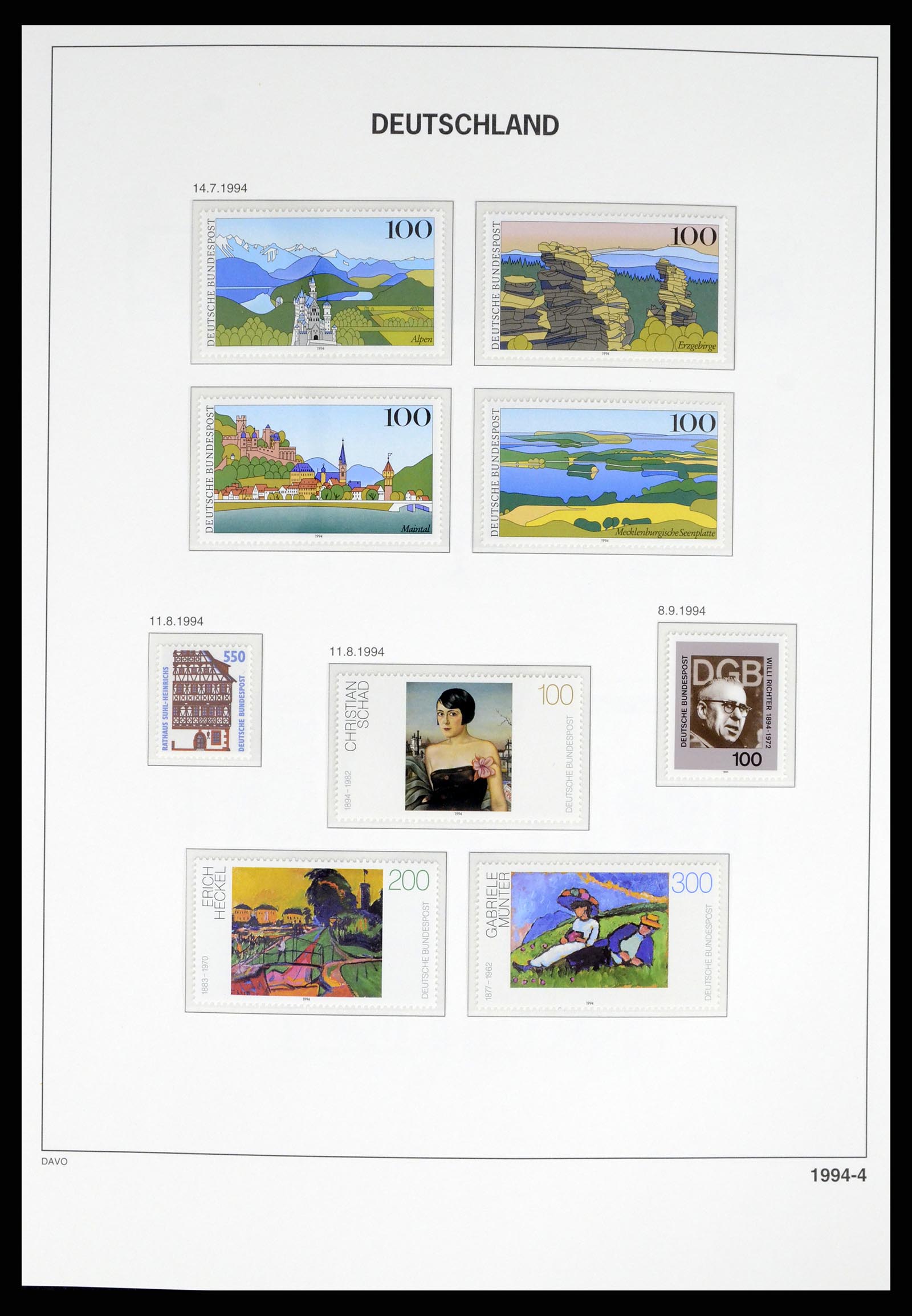 37963 132 - Stamp Collection 37963 Bundespost 1949-1995.