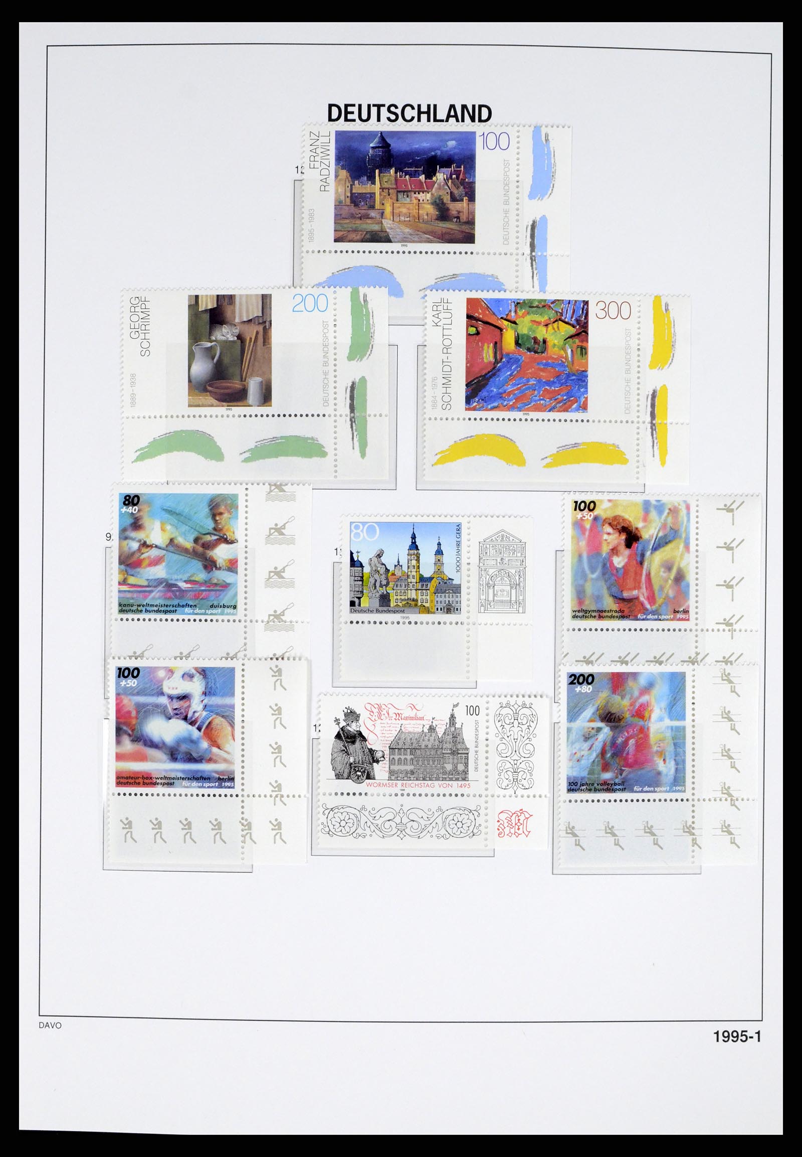 37963 135 - Stamp Collection 37963 Bundespost 1949-1995.