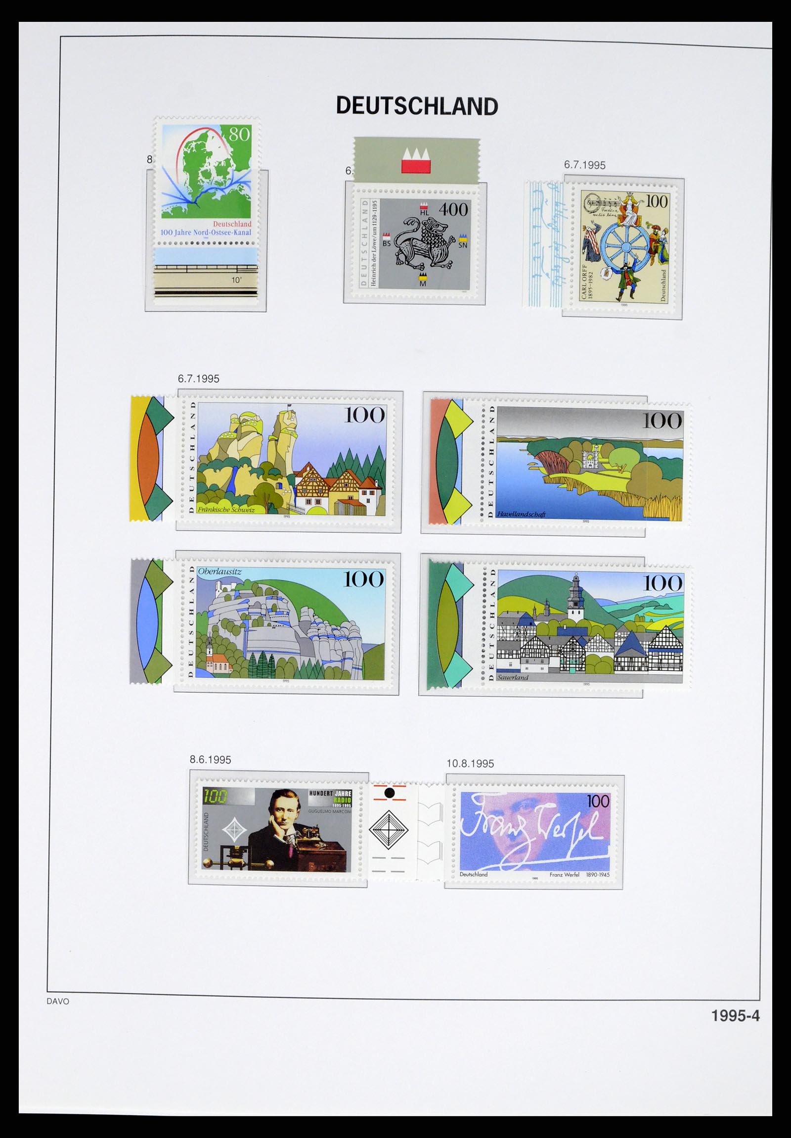 37963 138 - Stamp Collection 37963 Bundespost 1949-1995.
