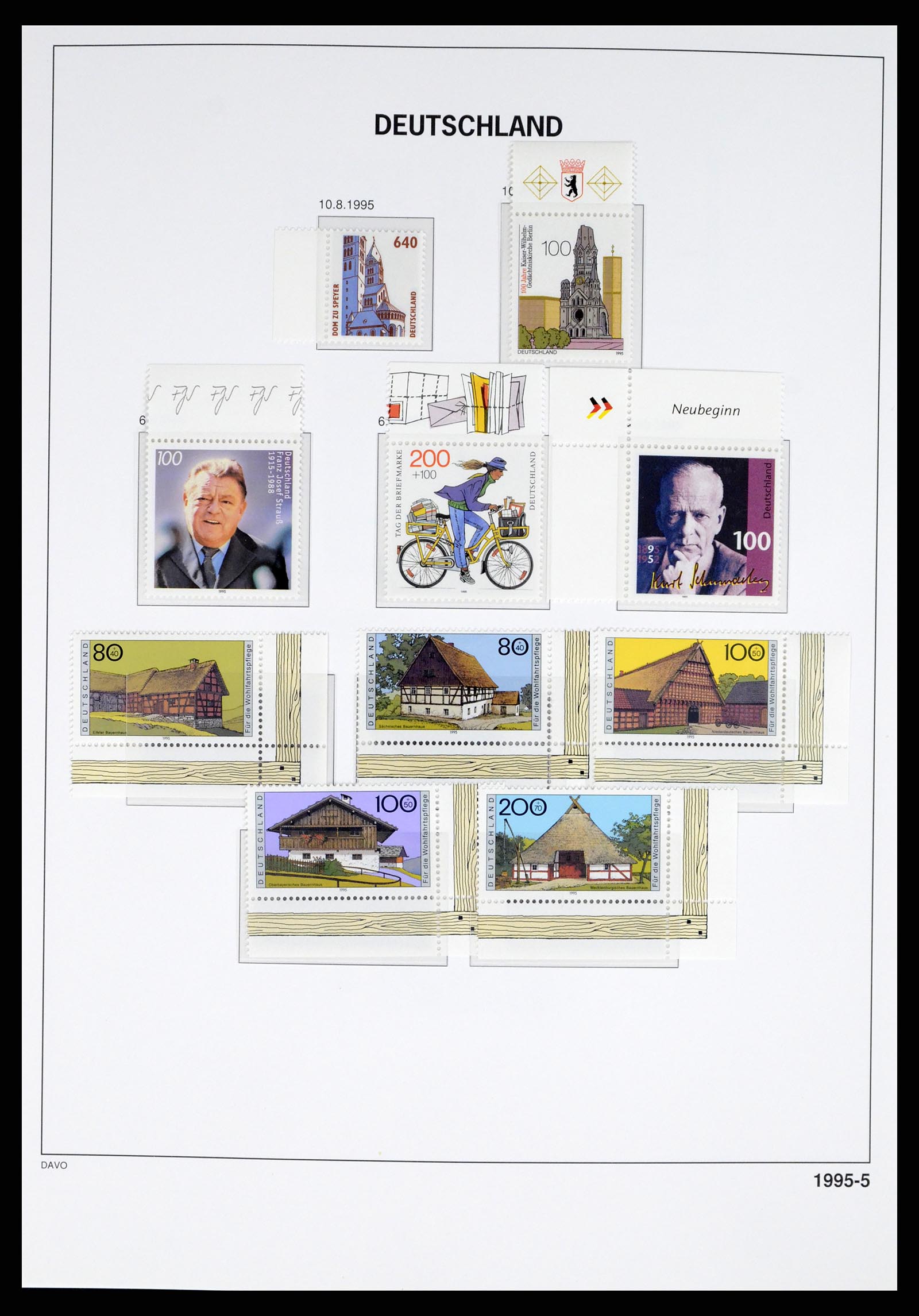 37963 139 - Stamp Collection 37963 Bundespost 1949-1995.