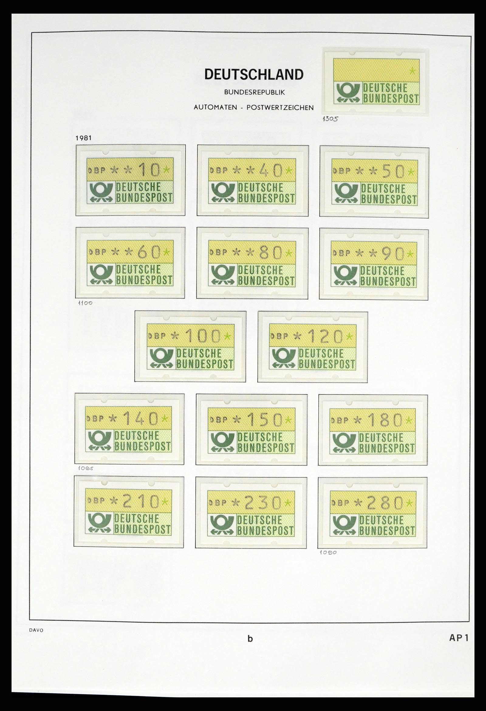 37963 141 - Stamp Collection 37963 Bundespost 1949-1995.