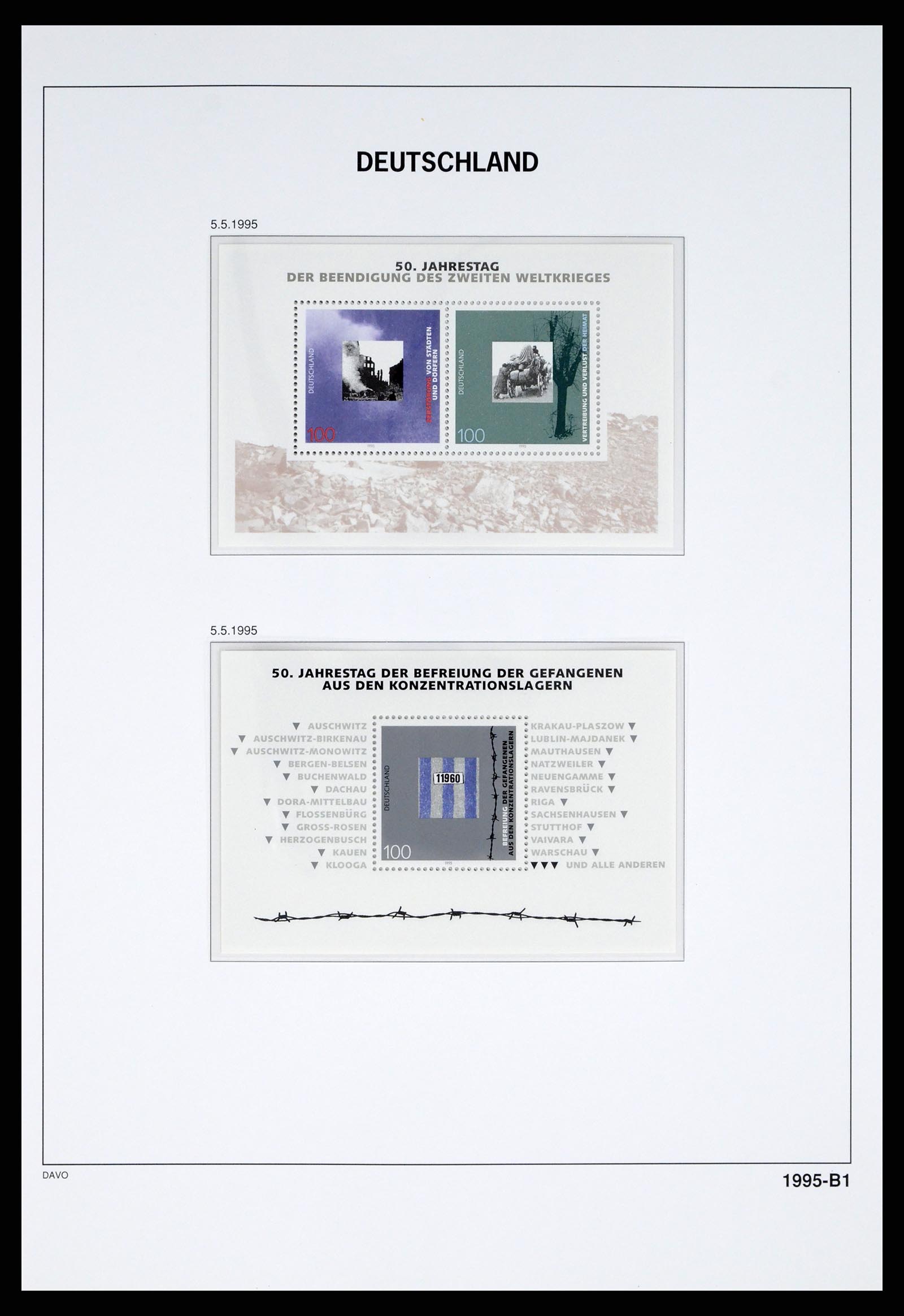 37963 163 - Postzegelverzameling 37963 Bundespost 1949-1995.