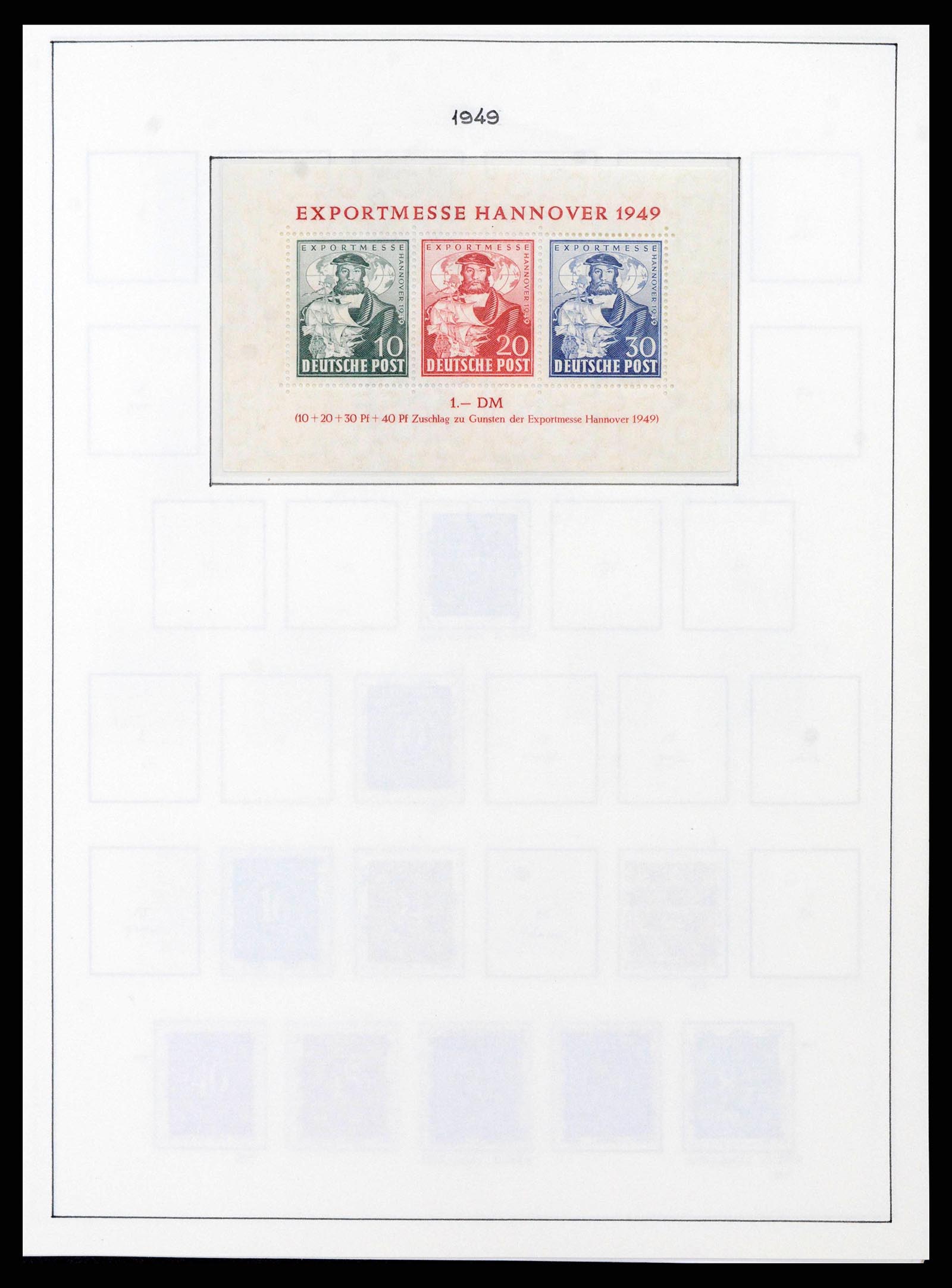37964 0003 - Stamp collection 37964 German Zones 1945-1949.