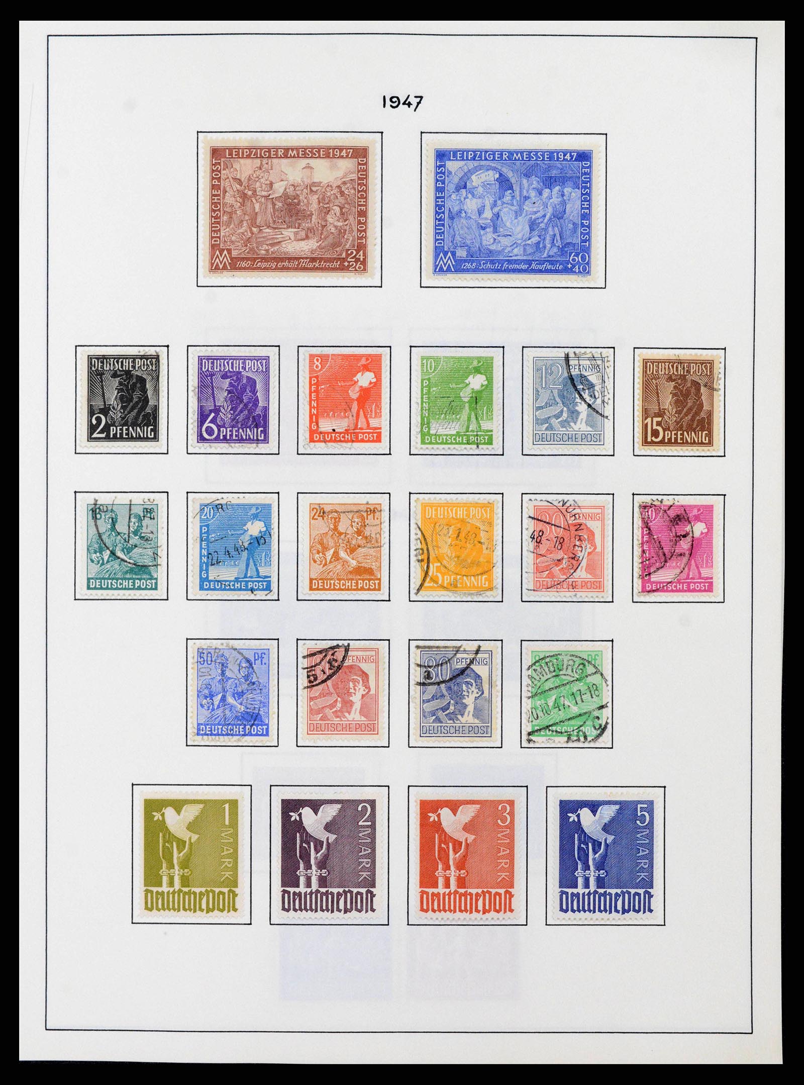 37964 0011 - Stamp collection 37964 German Zones 1945-1949.