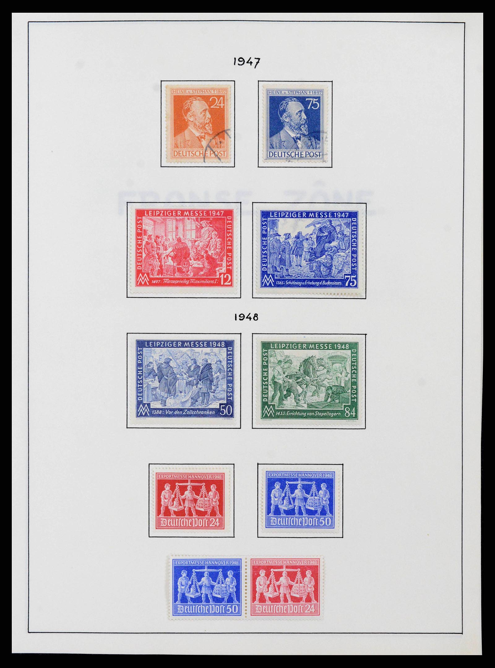 37964 0012 - Stamp collection 37964 German Zones 1945-1949.