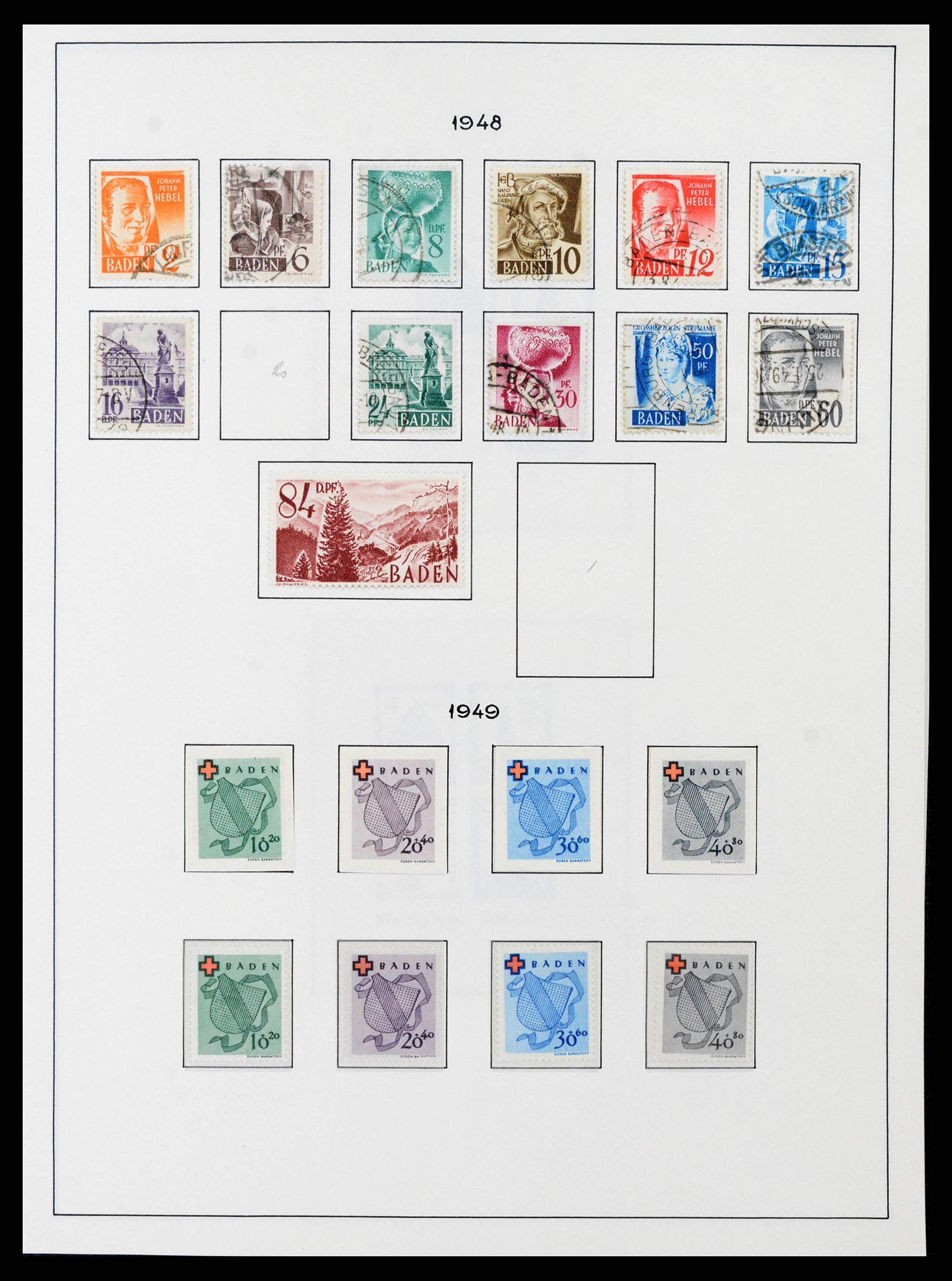 37964 0015 - Postzegelverzameling 37964 Duitse Zones 1945-1949.