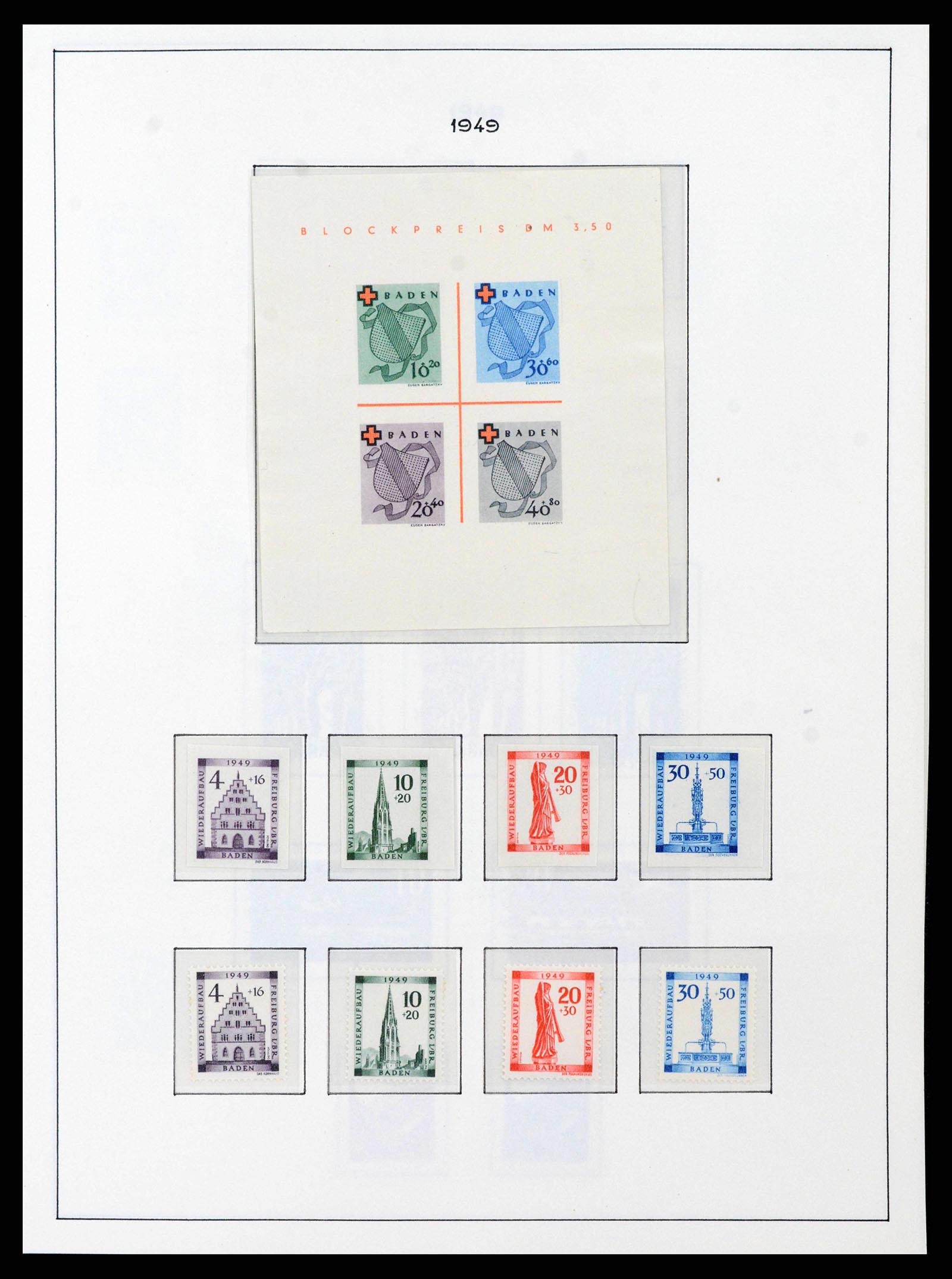 37964 0017 - Stamp collection 37964 German Zones 1945-1949.