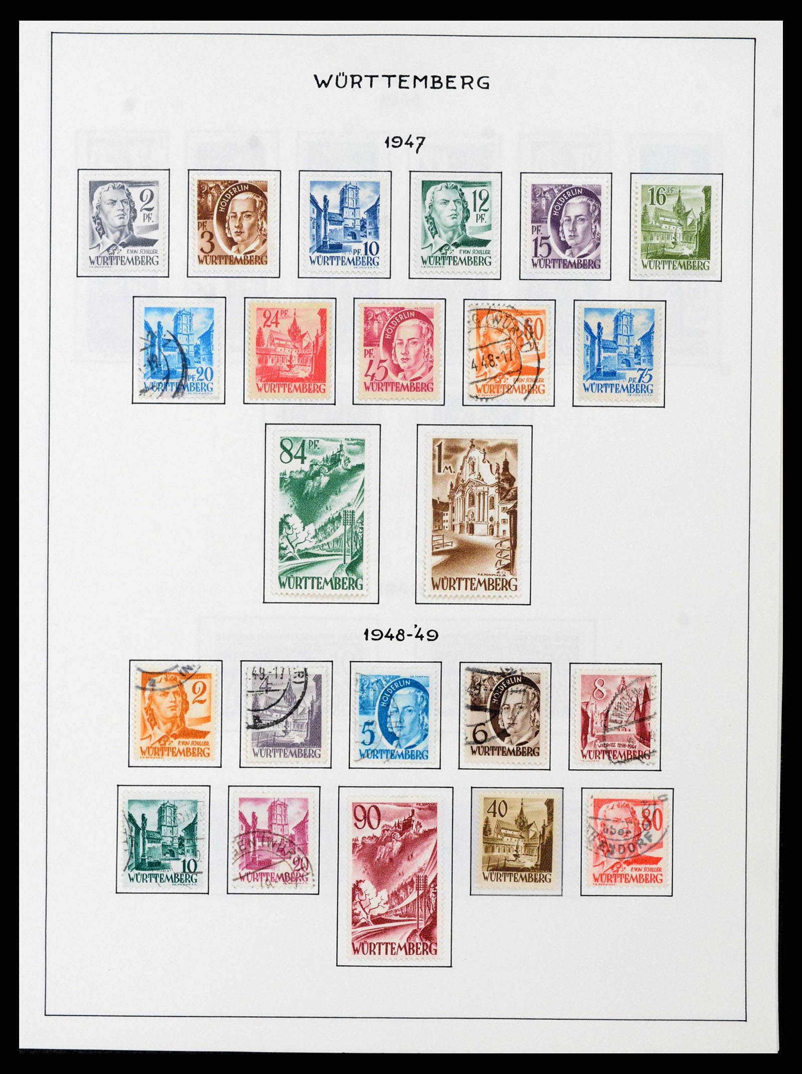 37964 0025 - Stamp collection 37964 German Zones 1945-1949.