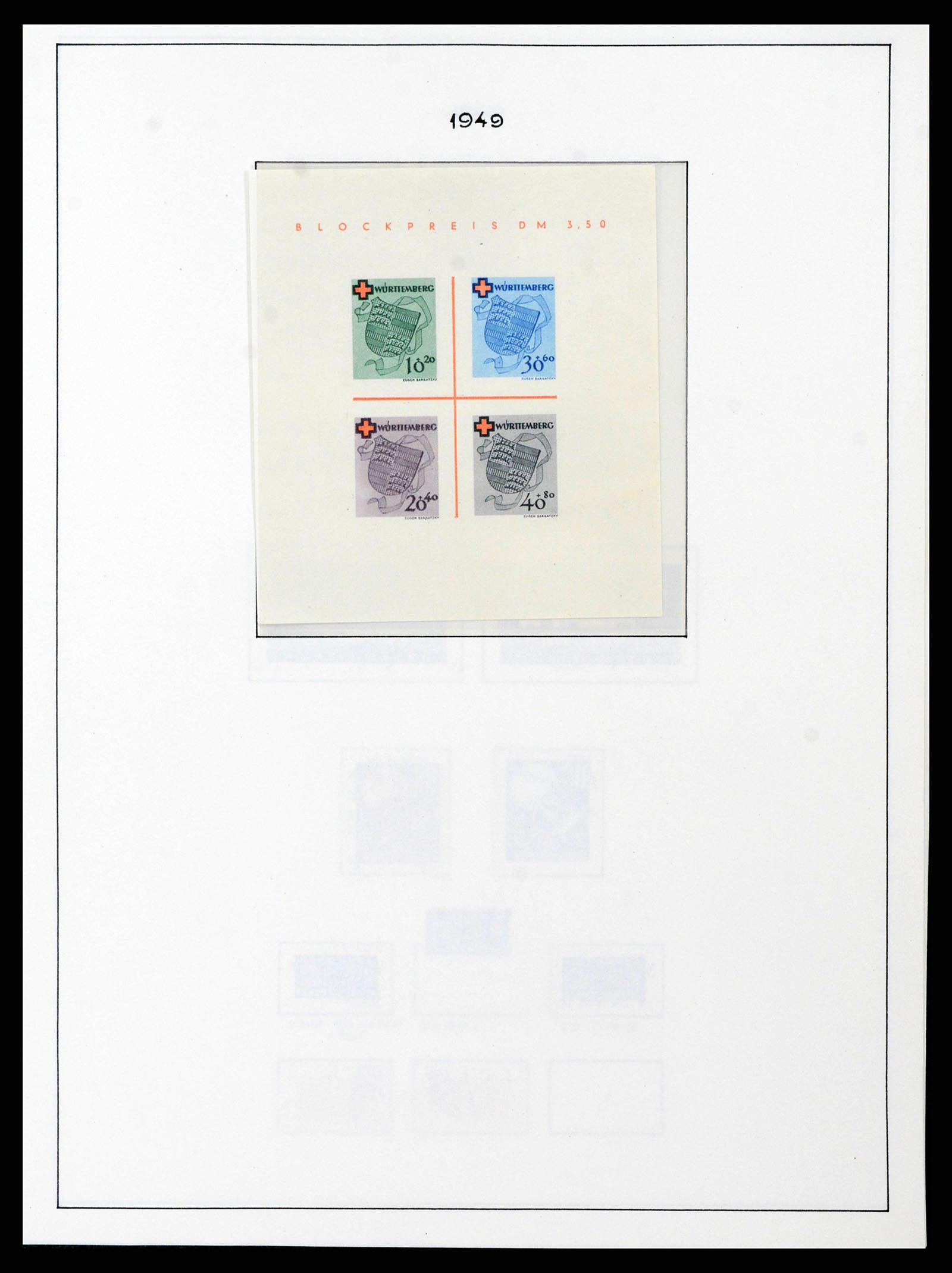 37964 0027 - Stamp collection 37964 German Zones 1945-1949.