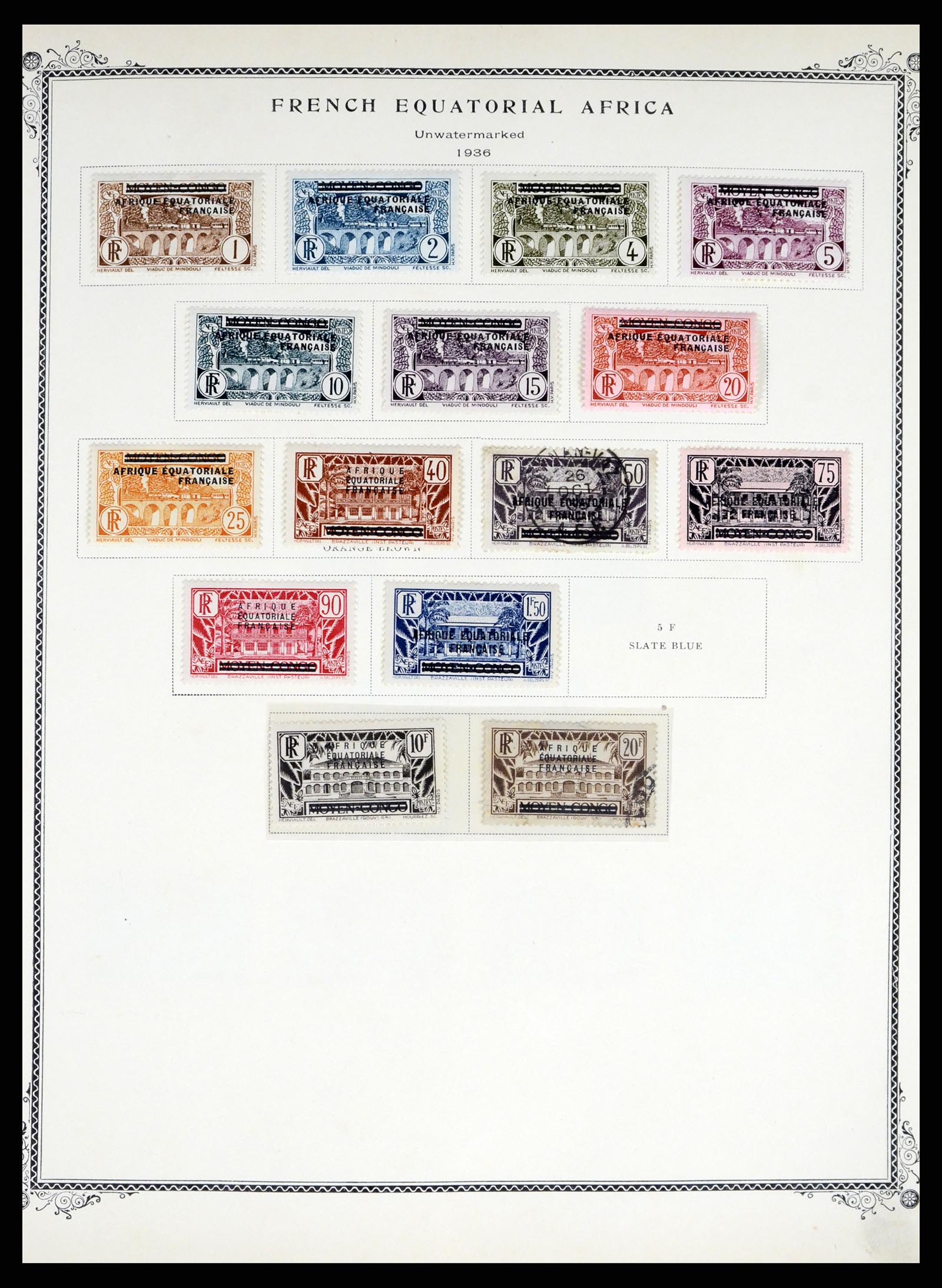 37965 001 - Stamp Collection 37965 French colonies in Africa 1885-1974.