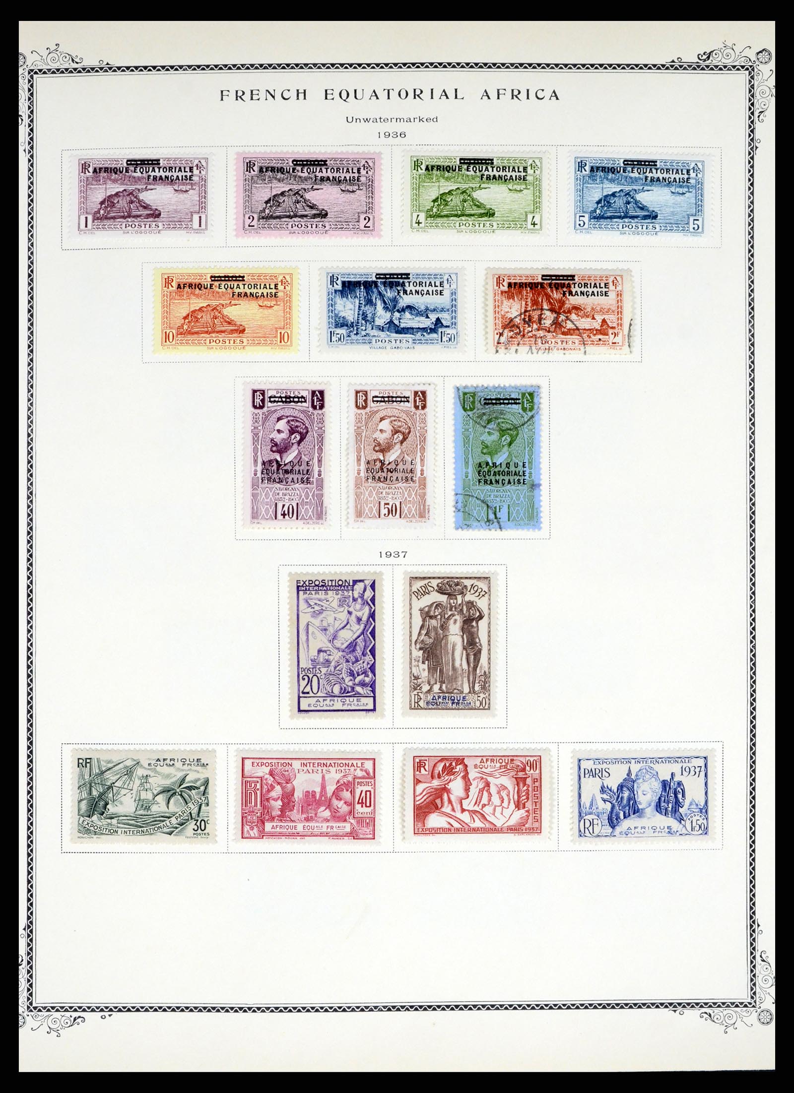 37965 002 - Stamp Collection 37965 French colonies in Africa 1885-1974.