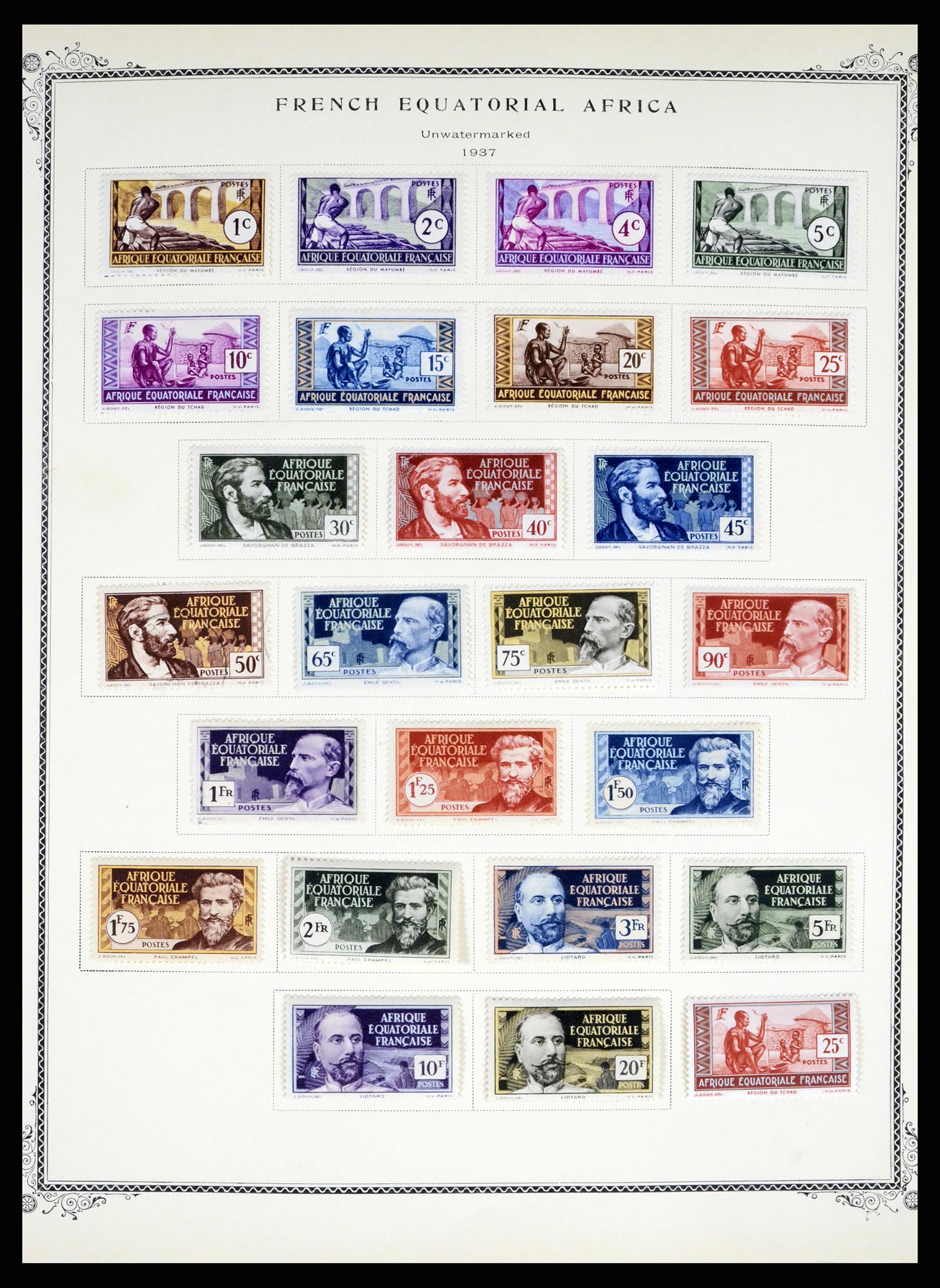 37965 003 - Stamp Collection 37965 French colonies in Africa 1885-1974.