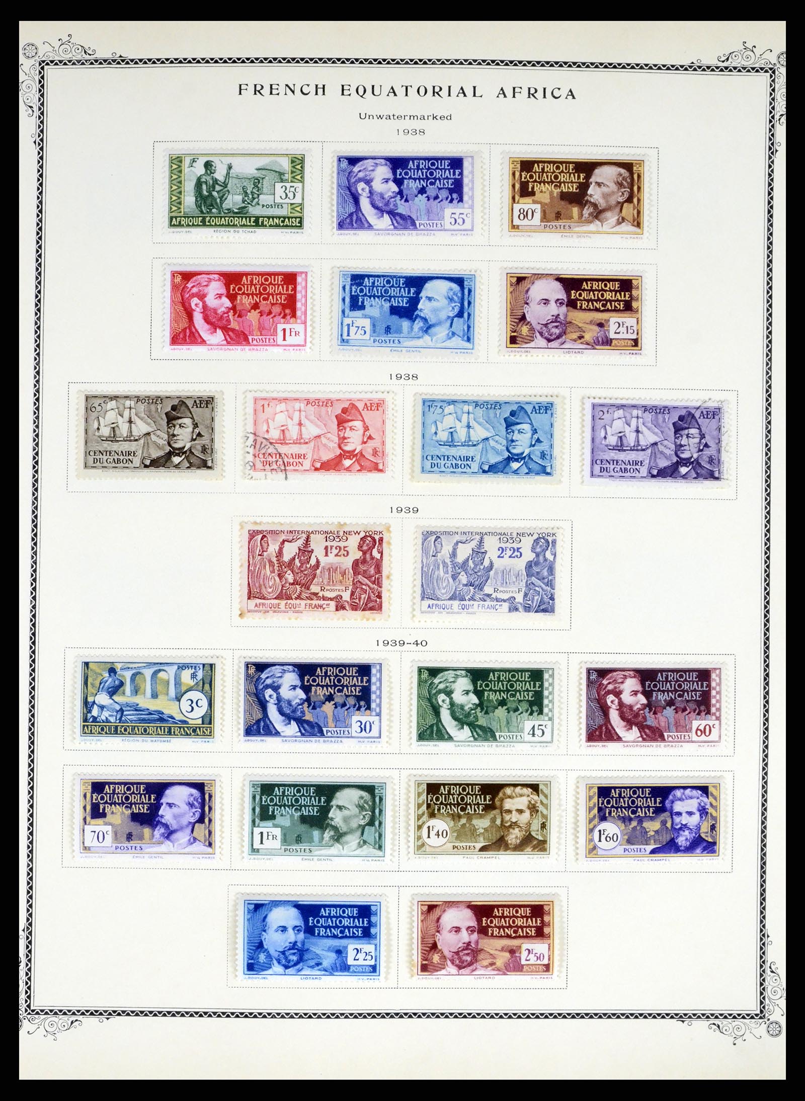 37965 005 - Stamp Collection 37965 French colonies in Africa 1885-1974.