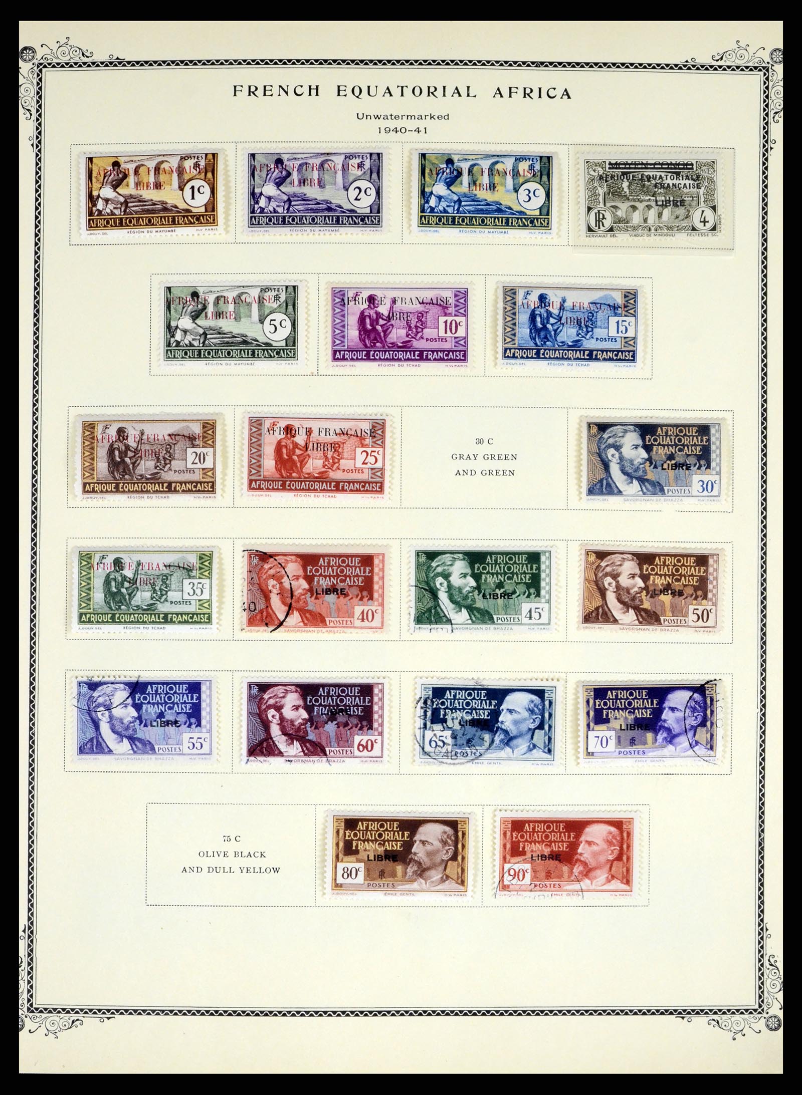 37965 006 - Stamp Collection 37965 French colonies in Africa 1885-1974.