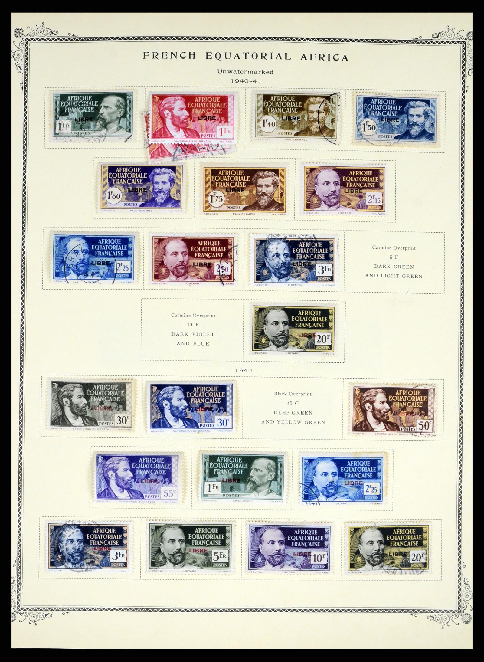 37965 007 - Stamp Collection 37965 French colonies in Africa 1885-1974.