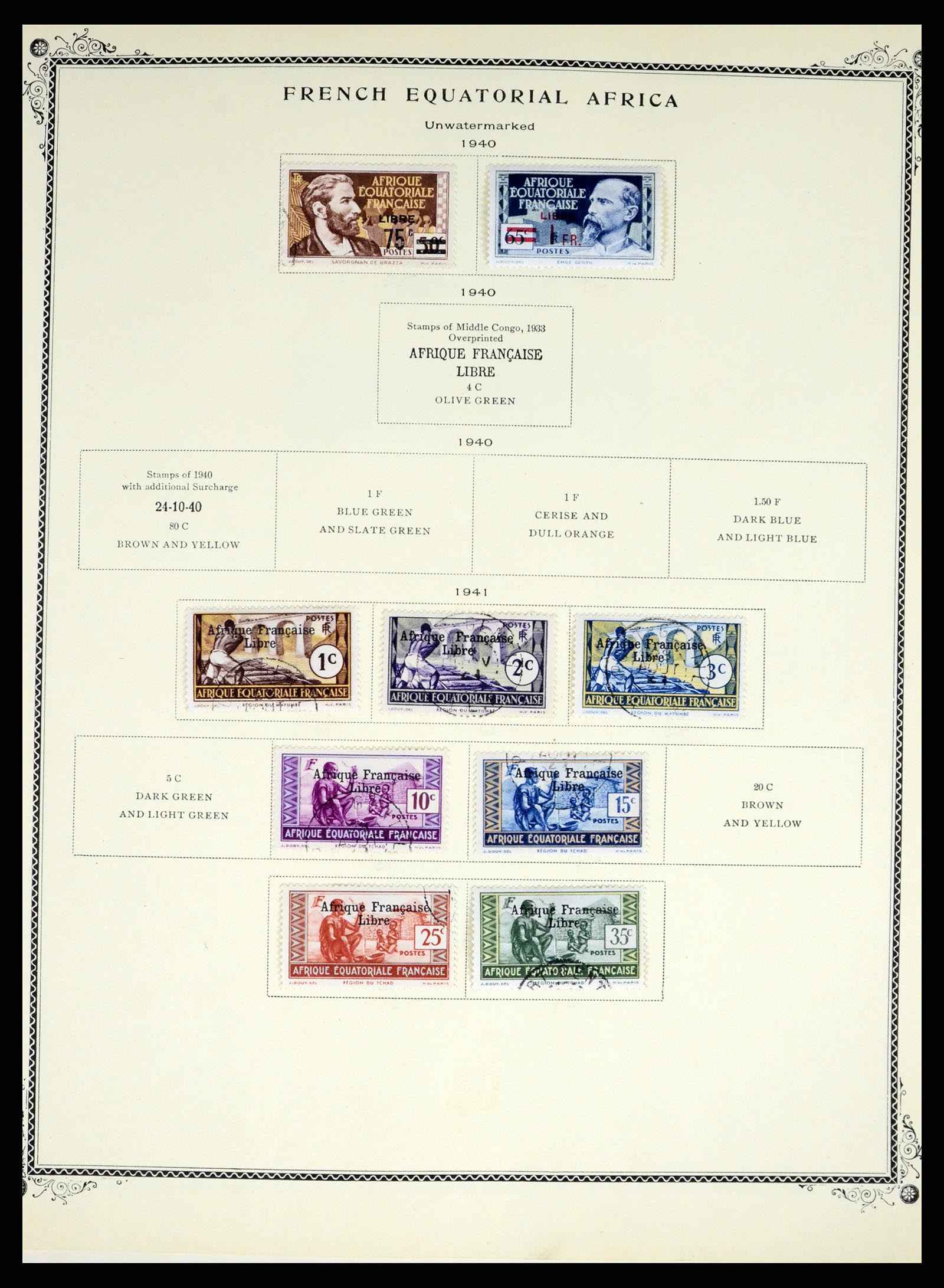 37965 008 - Stamp Collection 37965 French colonies in Africa 1885-1974.