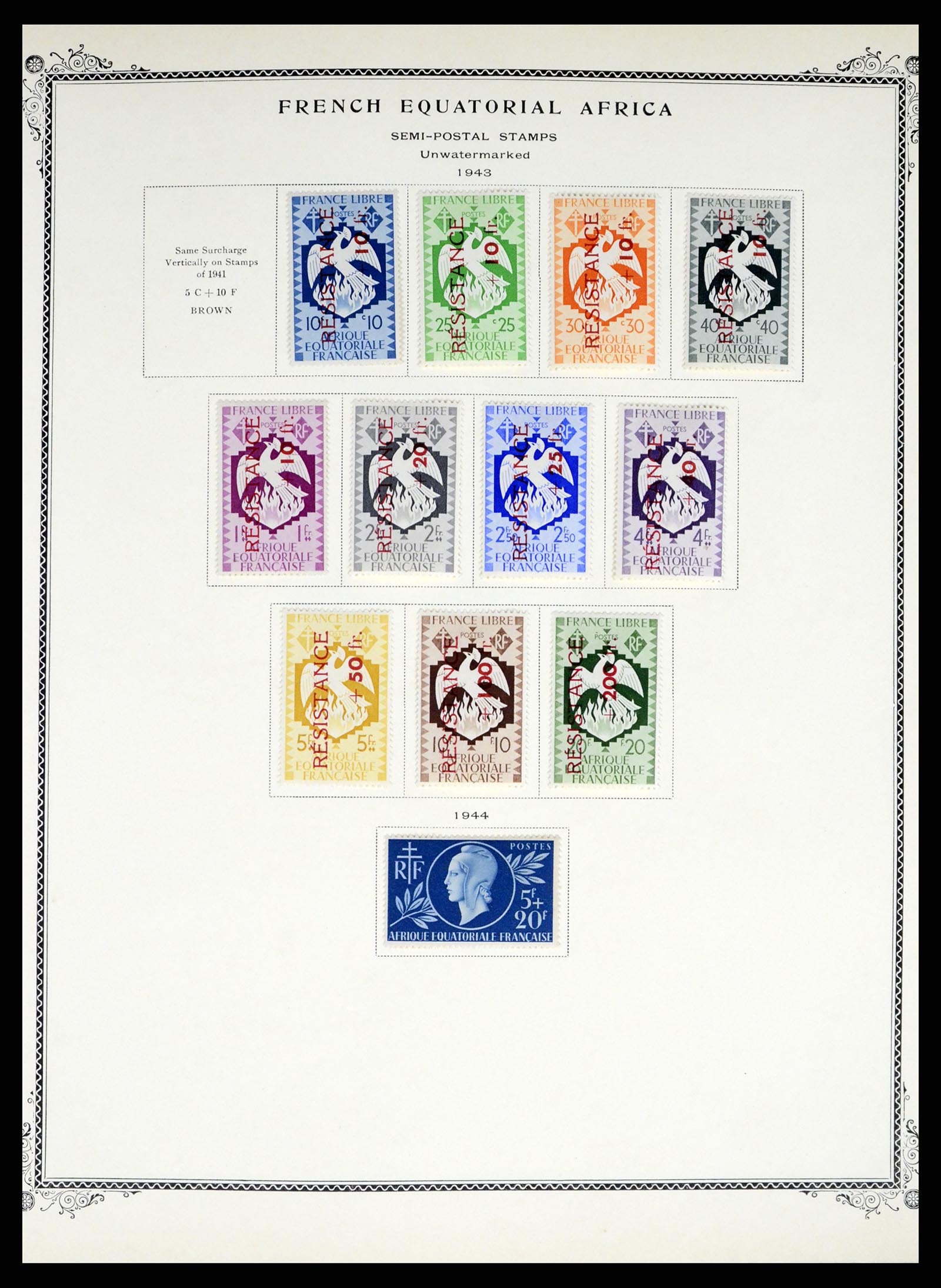 37965 012 - Stamp Collection 37965 French colonies in Africa 1885-1974.