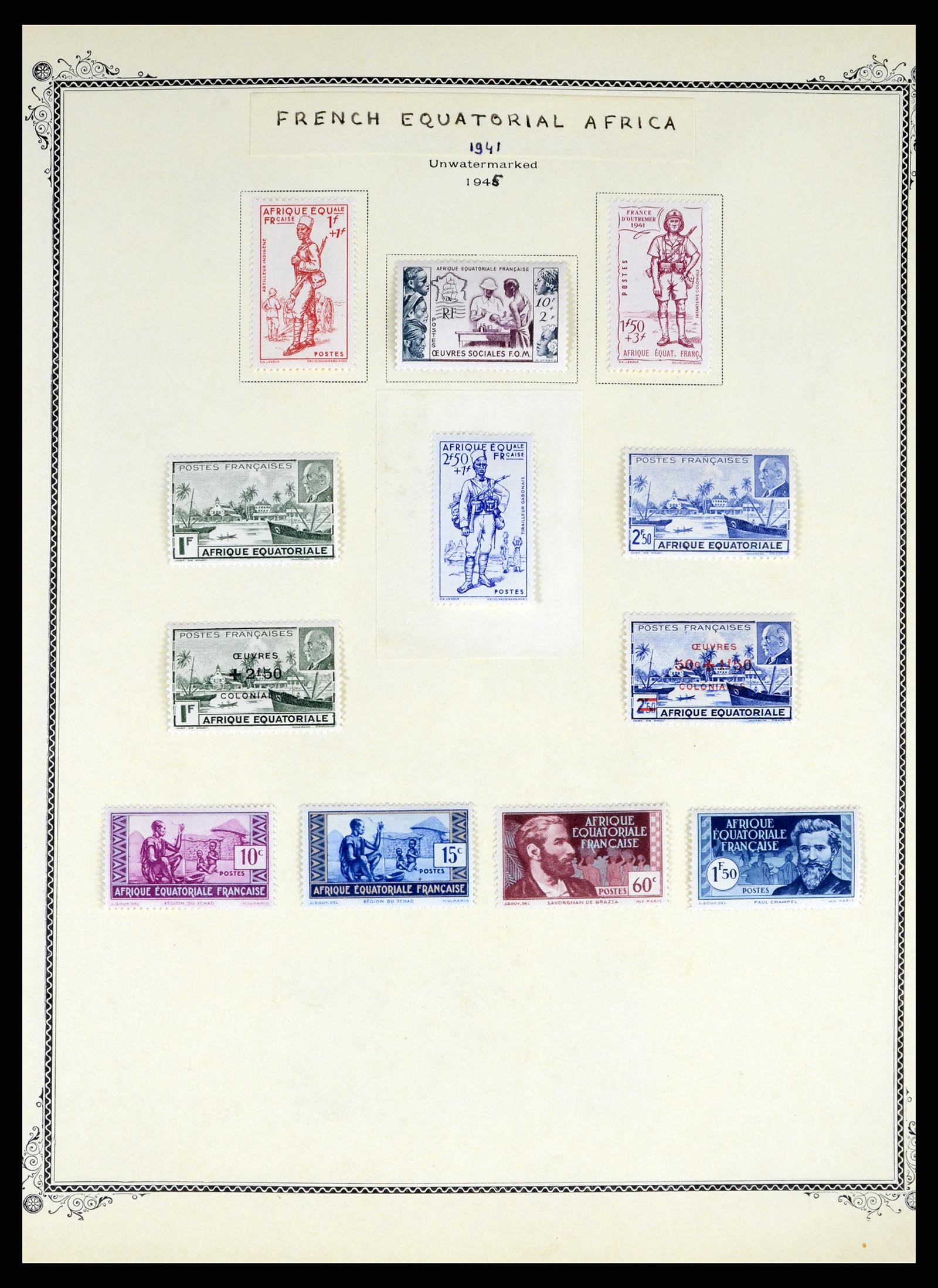 37965 014 - Stamp Collection 37965 French colonies in Africa 1885-1974.