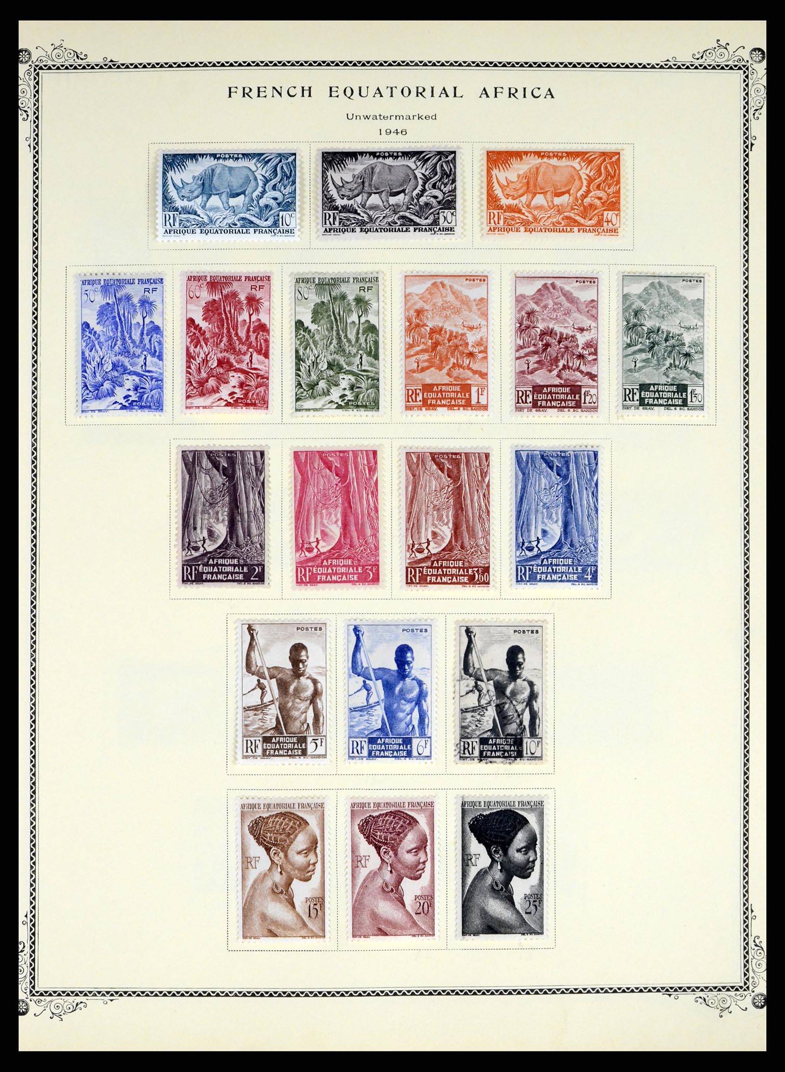 37965 015 - Stamp Collection 37965 French colonies in Africa 1885-1974.