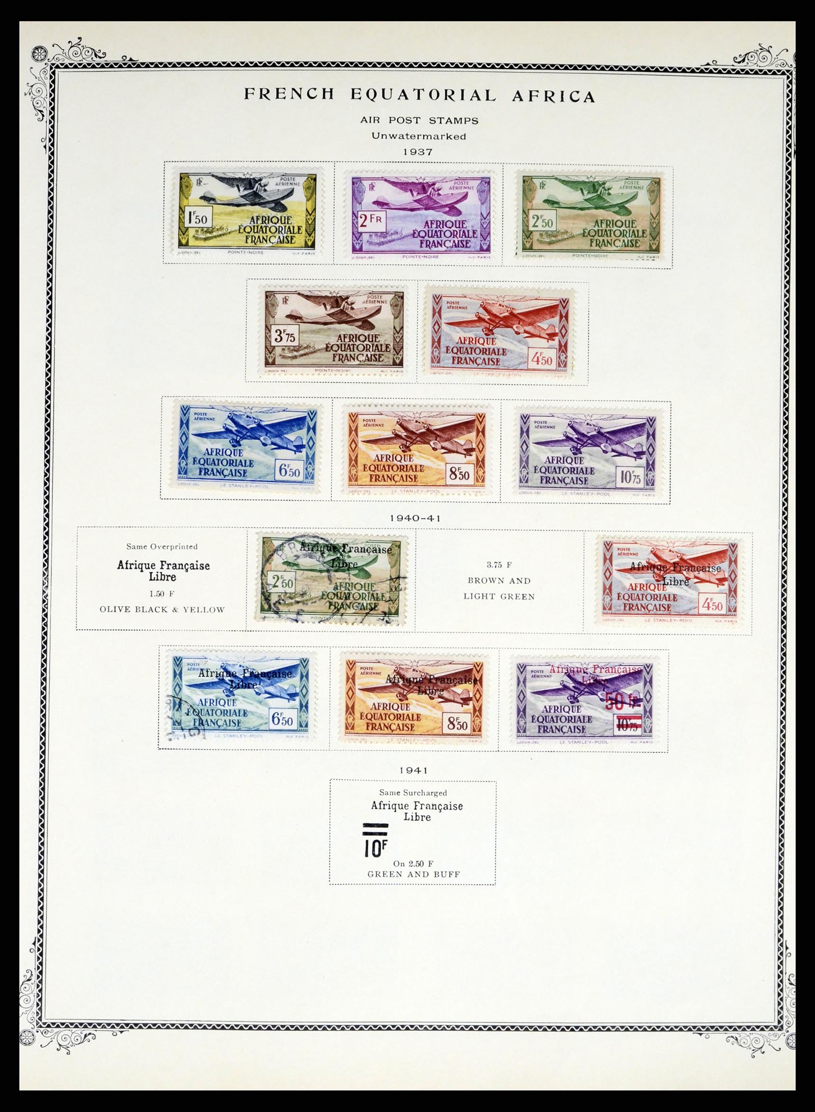 37965 017 - Stamp Collection 37965 French colonies in Africa 1885-1974.